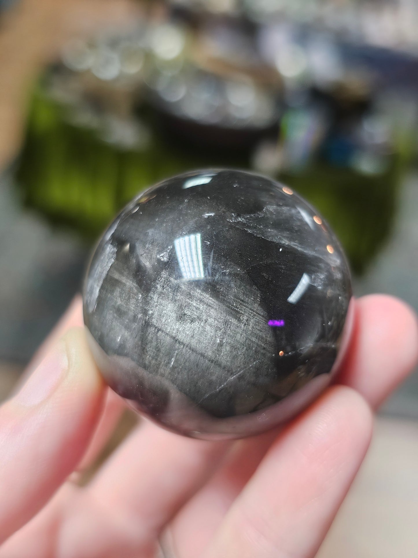 Included Amethyst Sphere