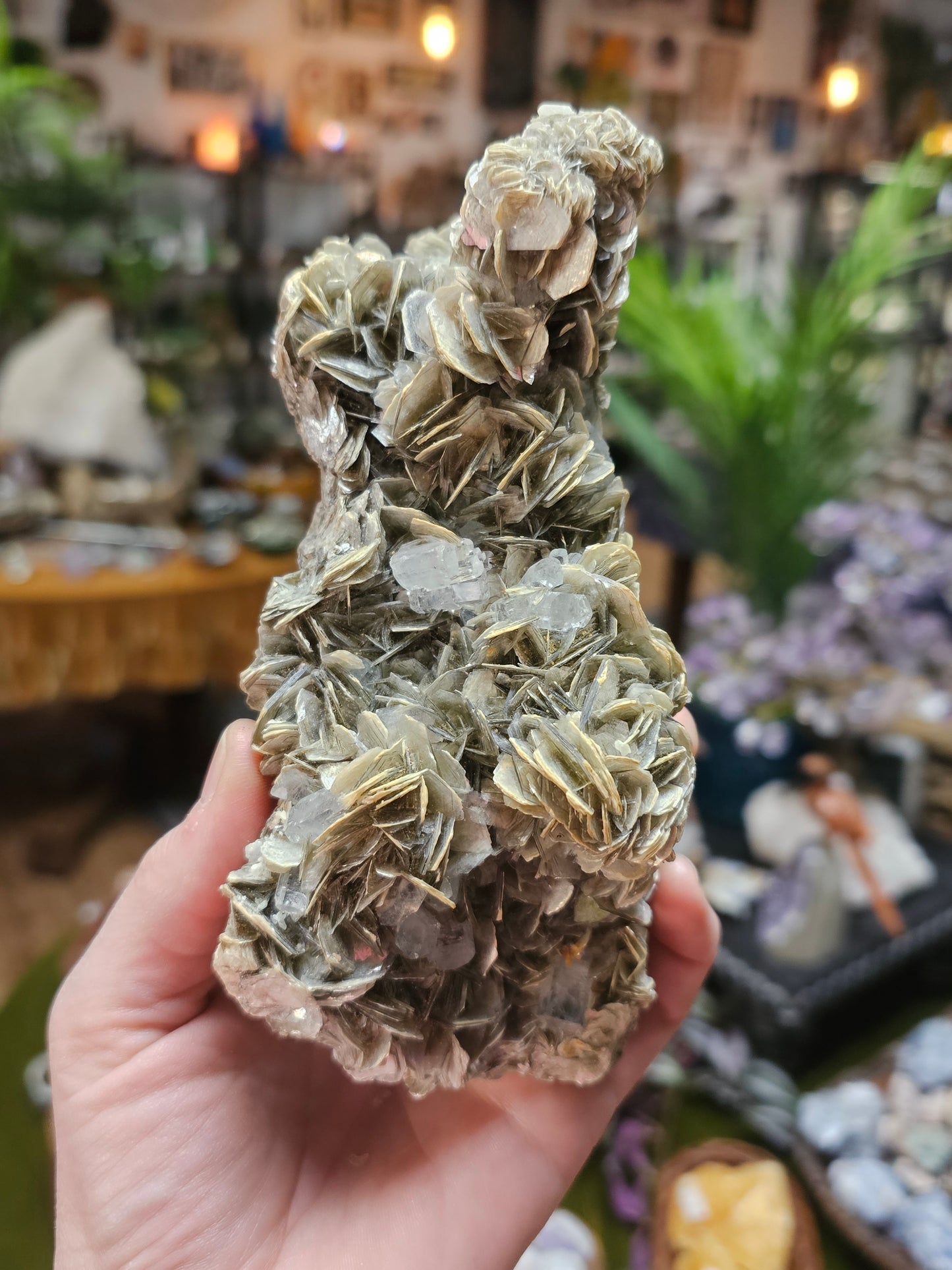 Aquamarine on Muscovite