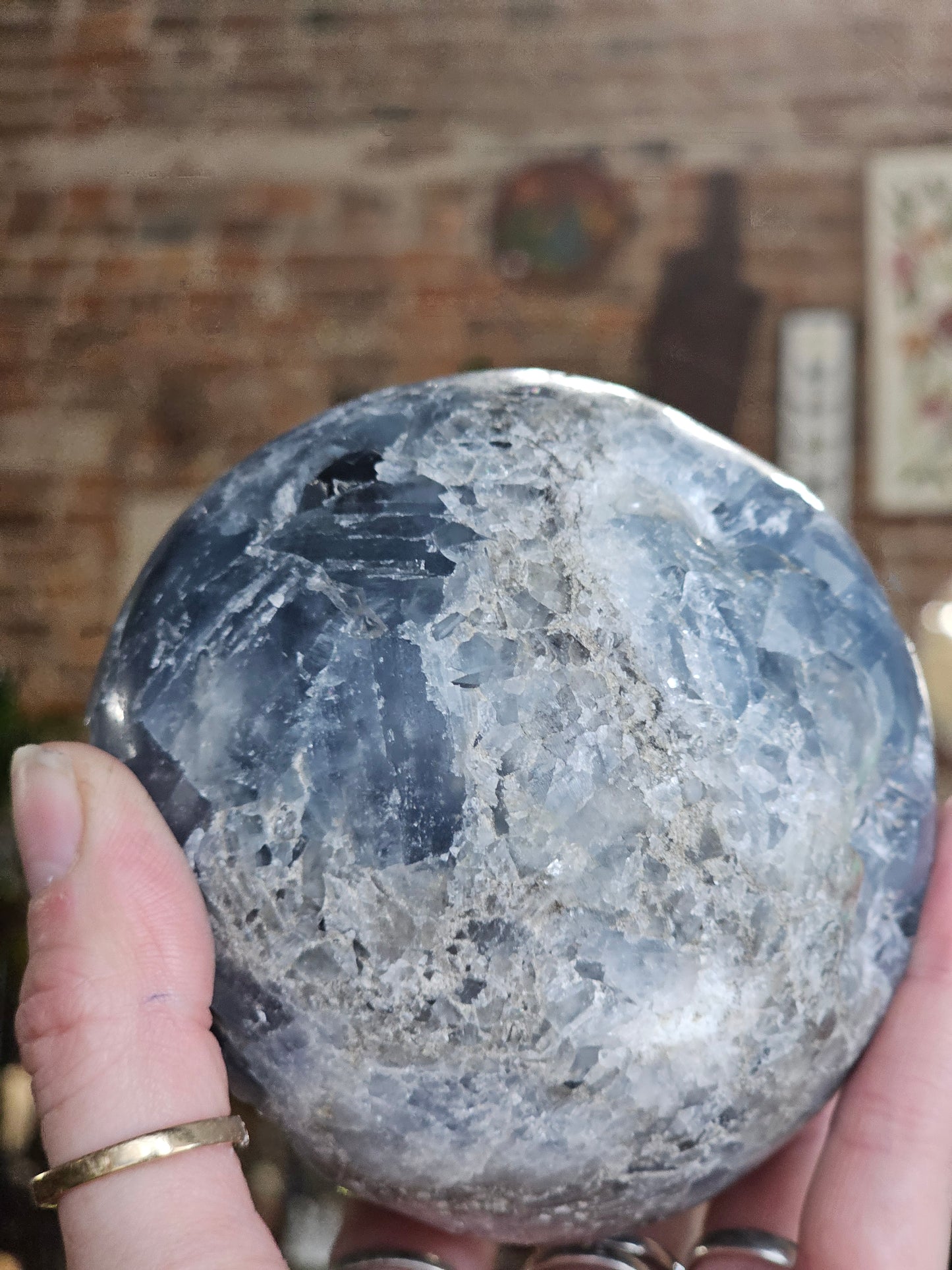 Celestite Sphere