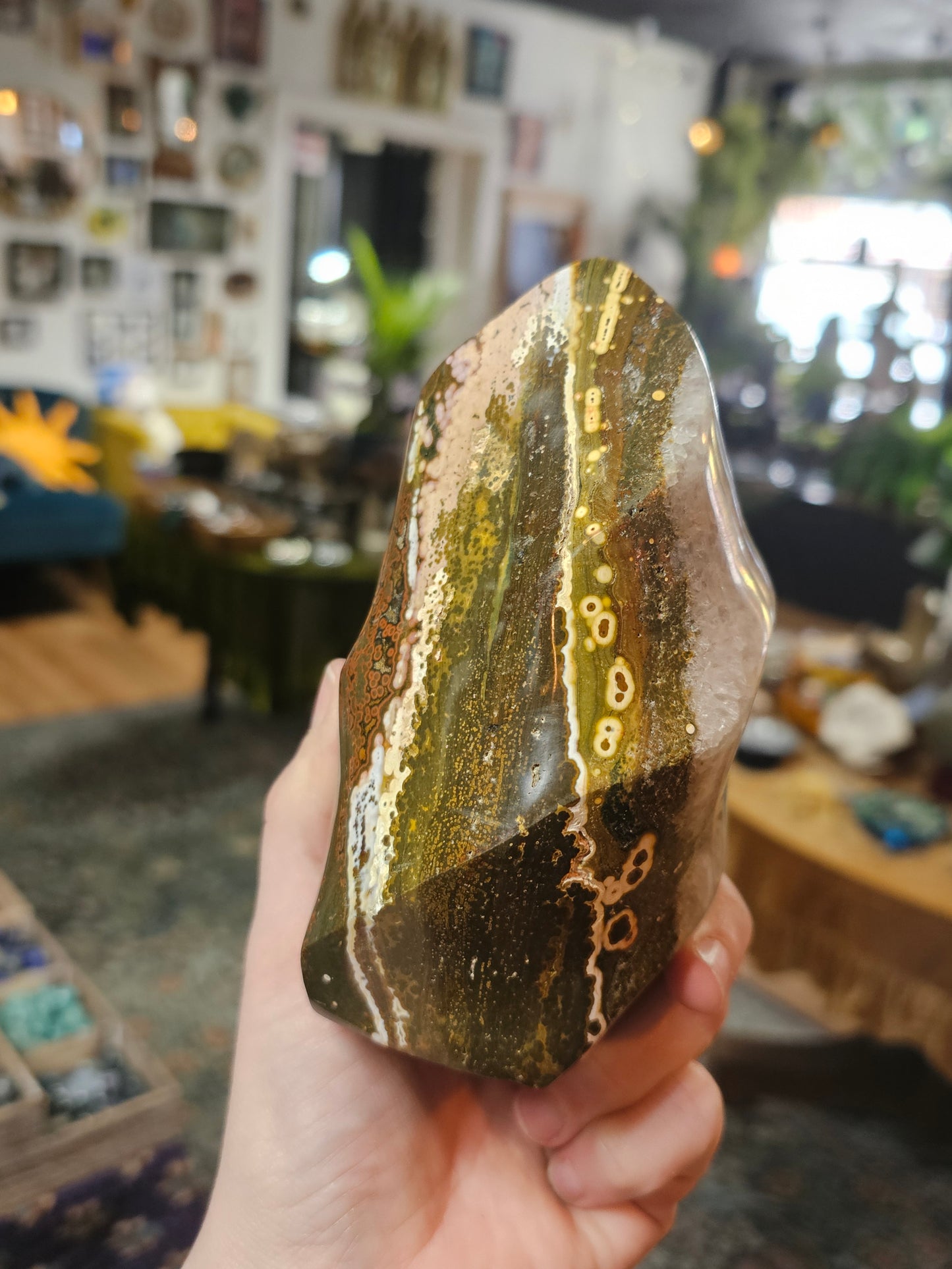 Orbicular Jasper Flame
