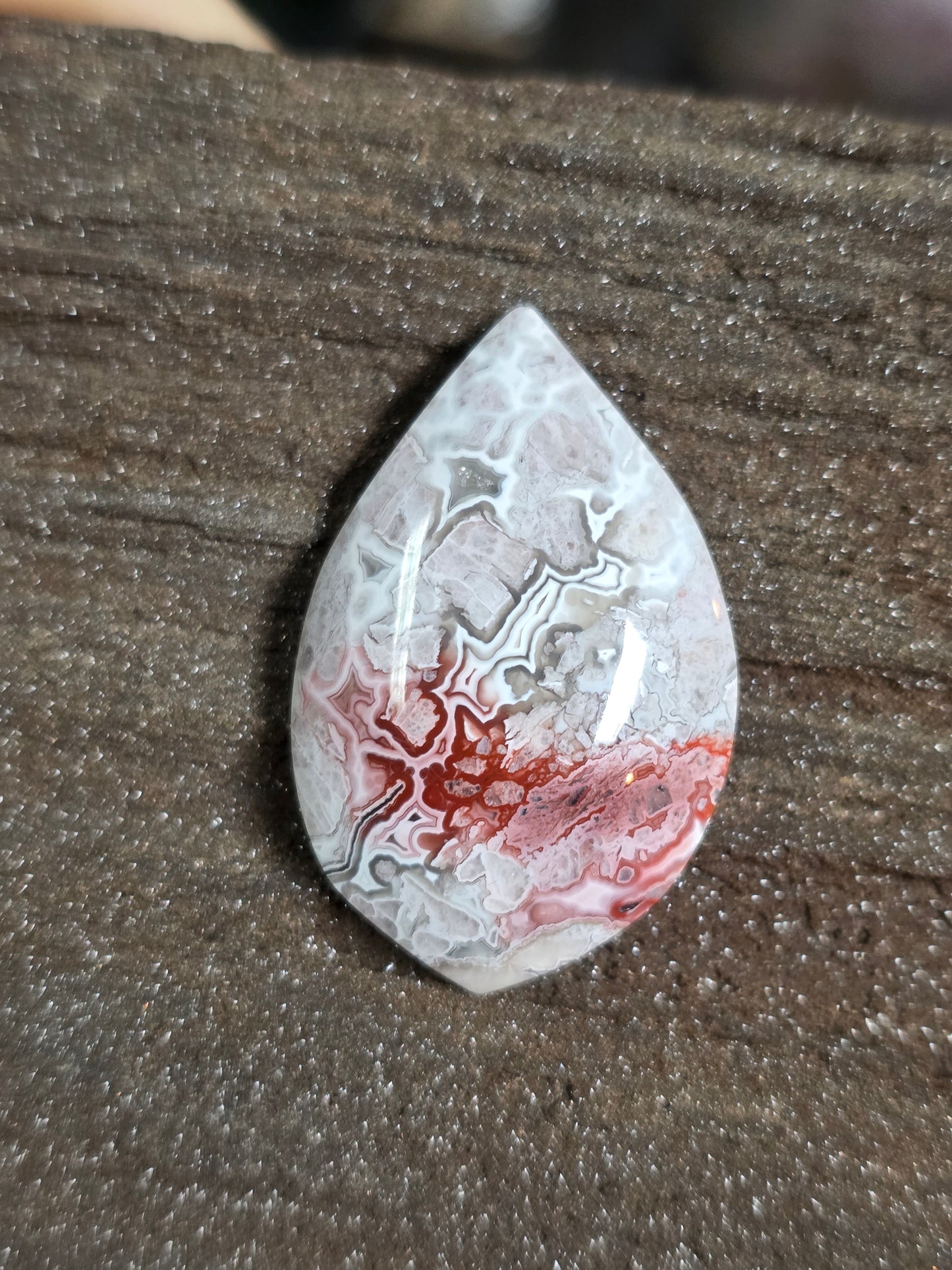 Mexican Lace Agate Cabochon