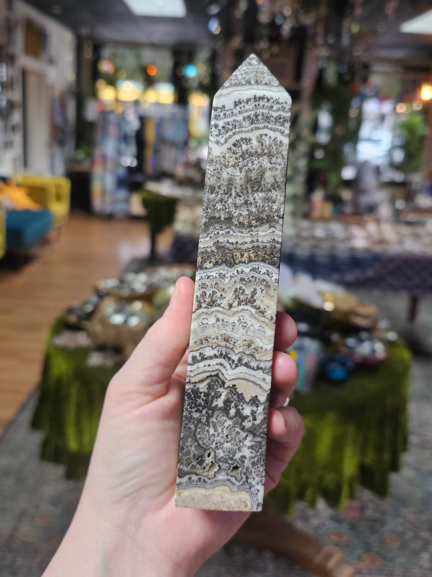 Dendritic Calcite Tower