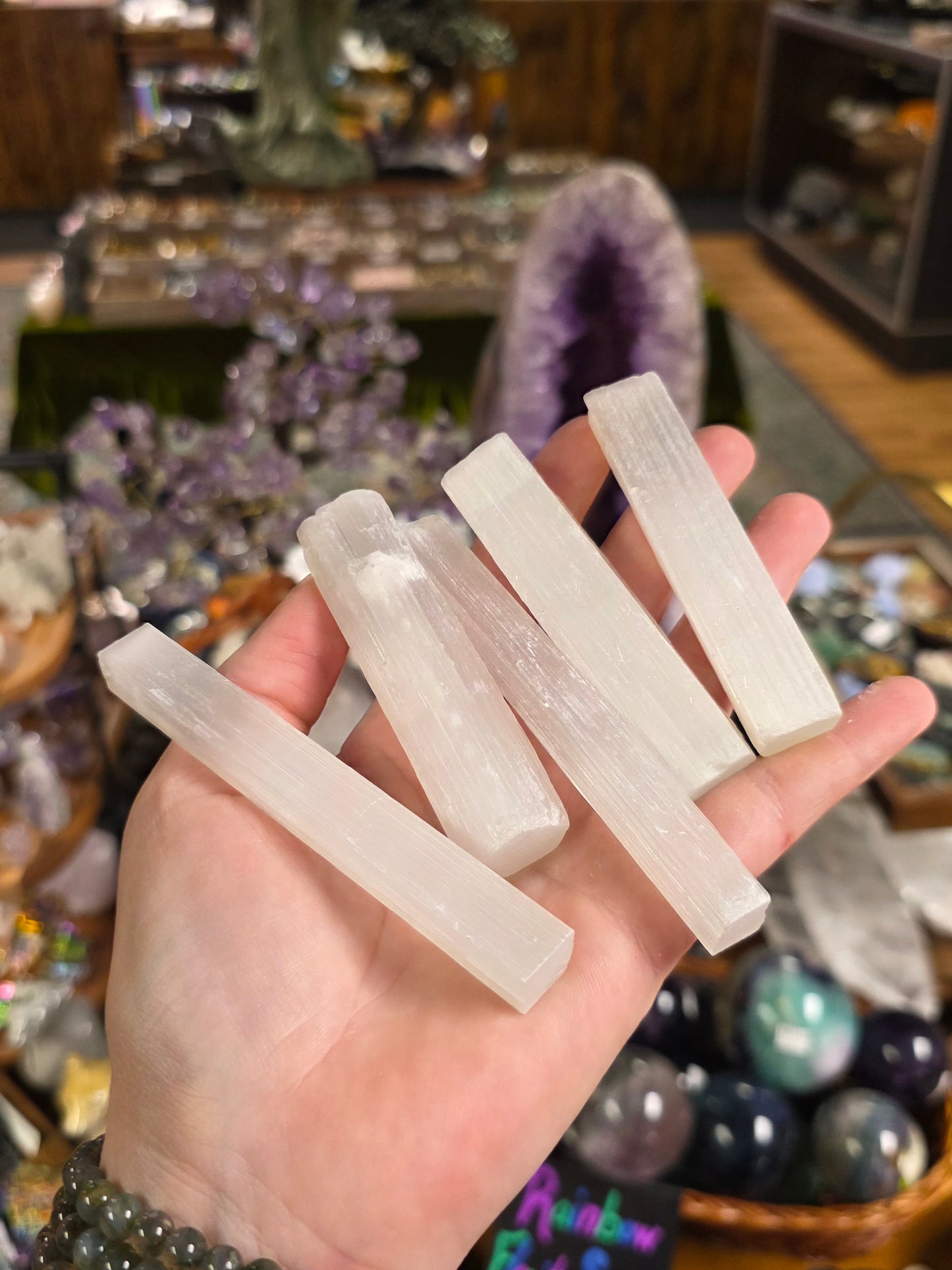 Satin Spar Selenite Stick