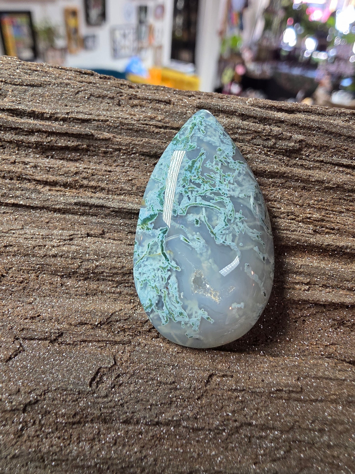 Ochocho Moss Agate Cabochon