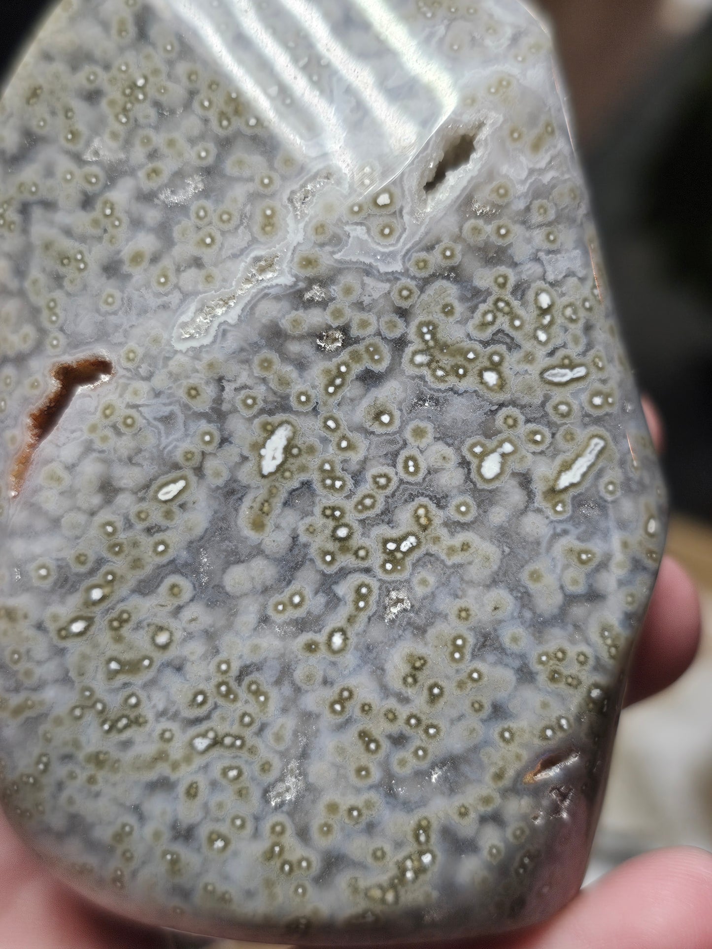 Orbicular Jasper Flame