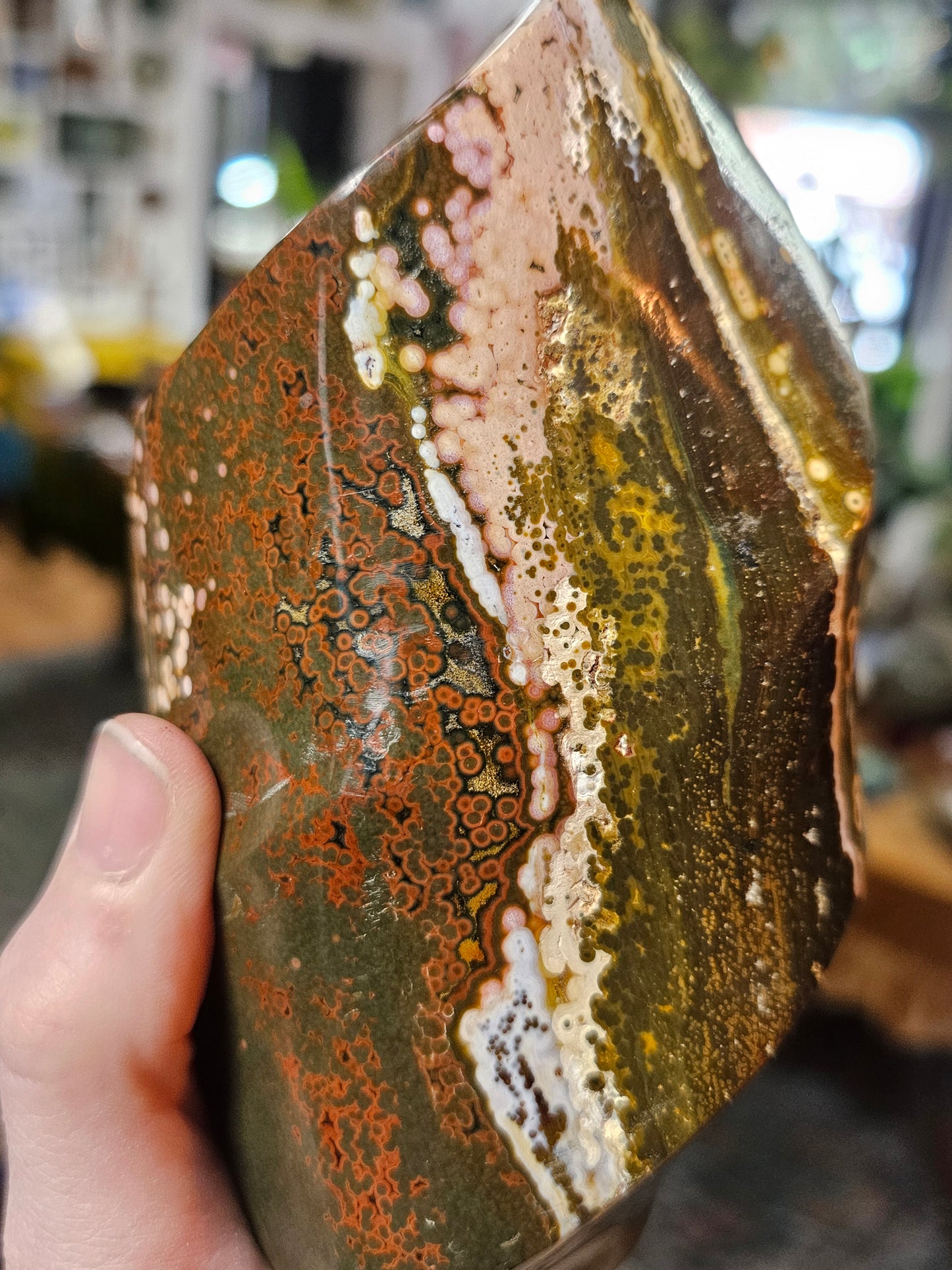 Orbicular Jasper Flame