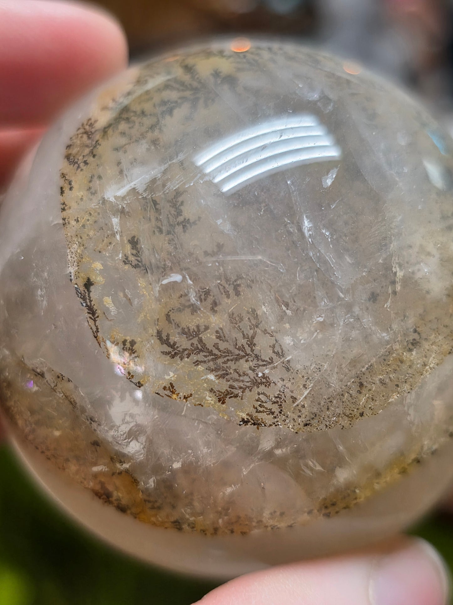 Dendritic Quartz Sphere