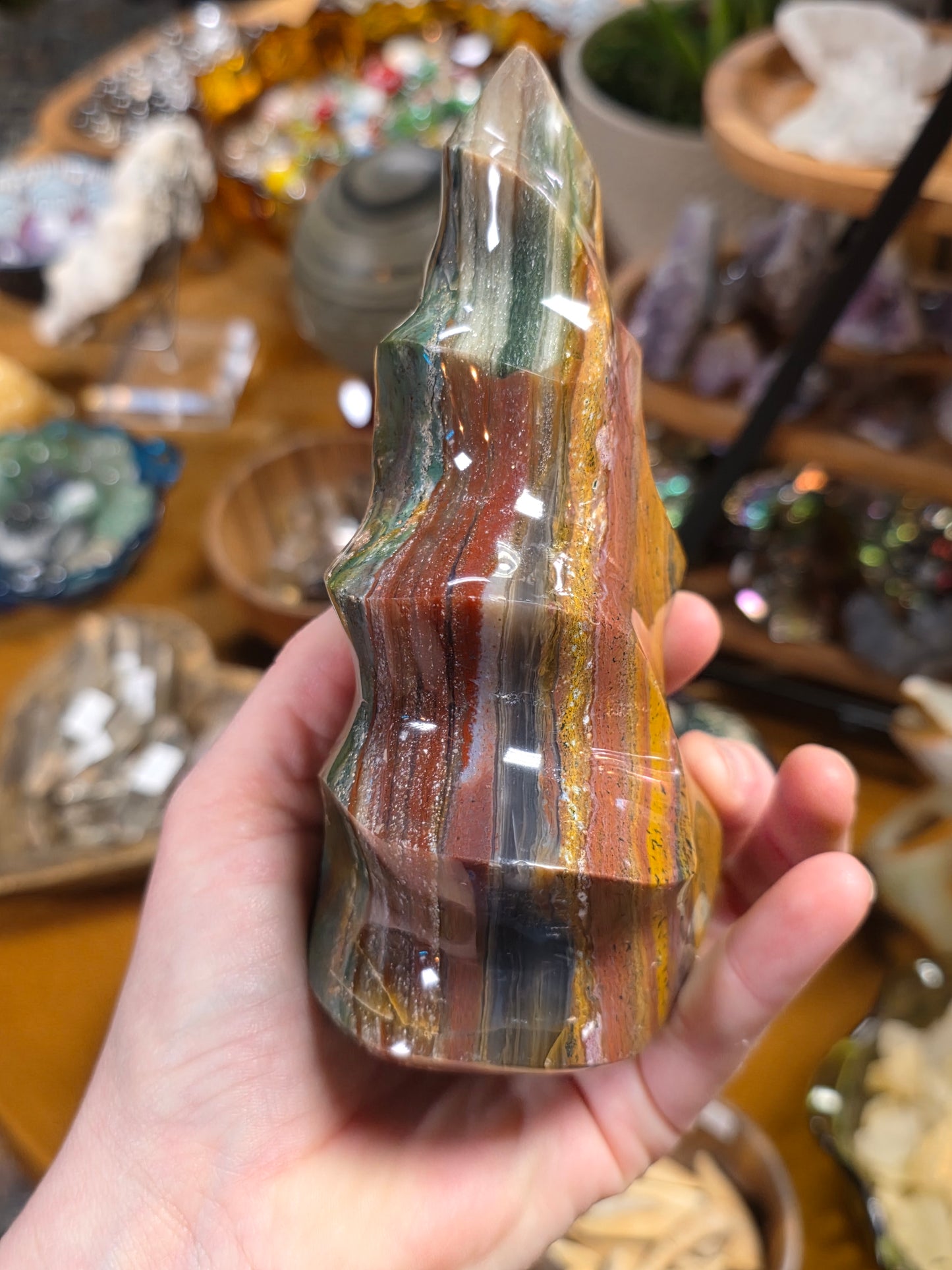 Ocean Wave Jasper Flame