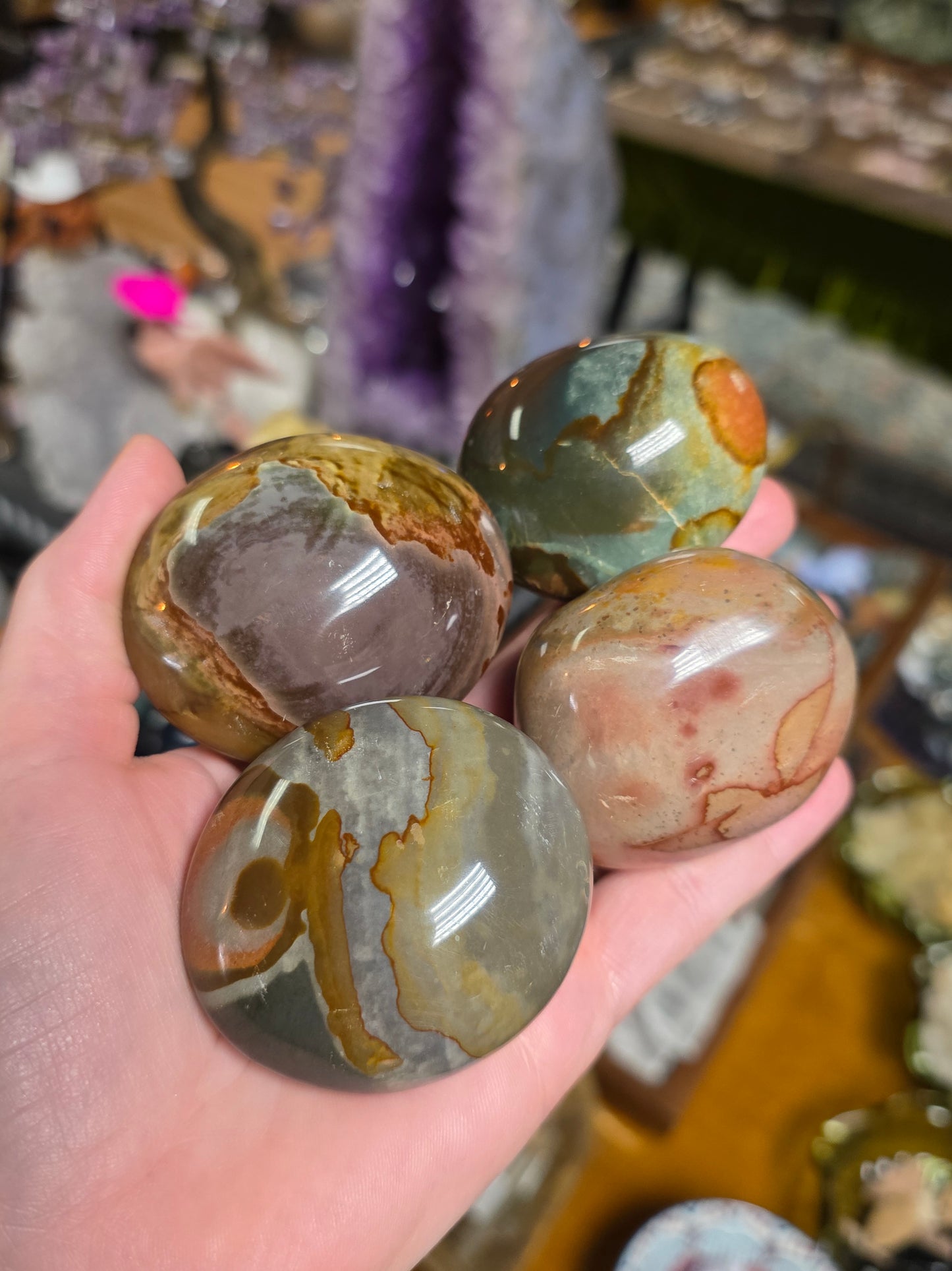 Polychrome Jasper Palmstone