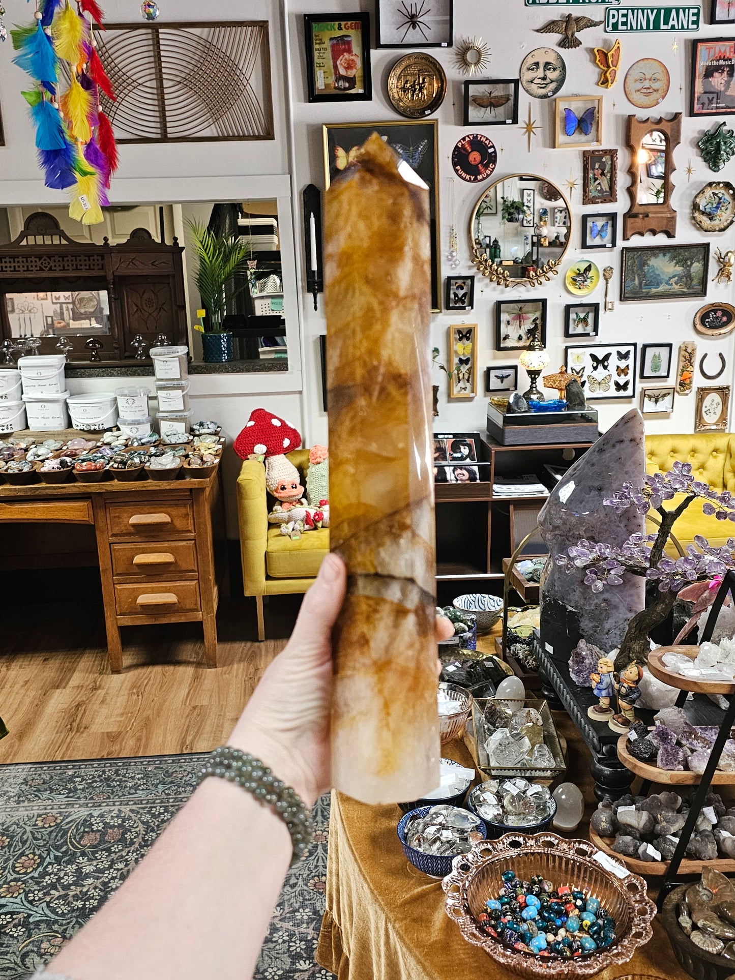 Golden Healer Quartz Tower