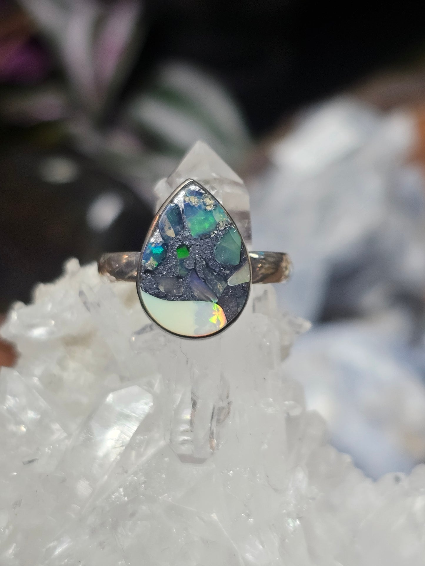Size 9.5 Opal Composite ring