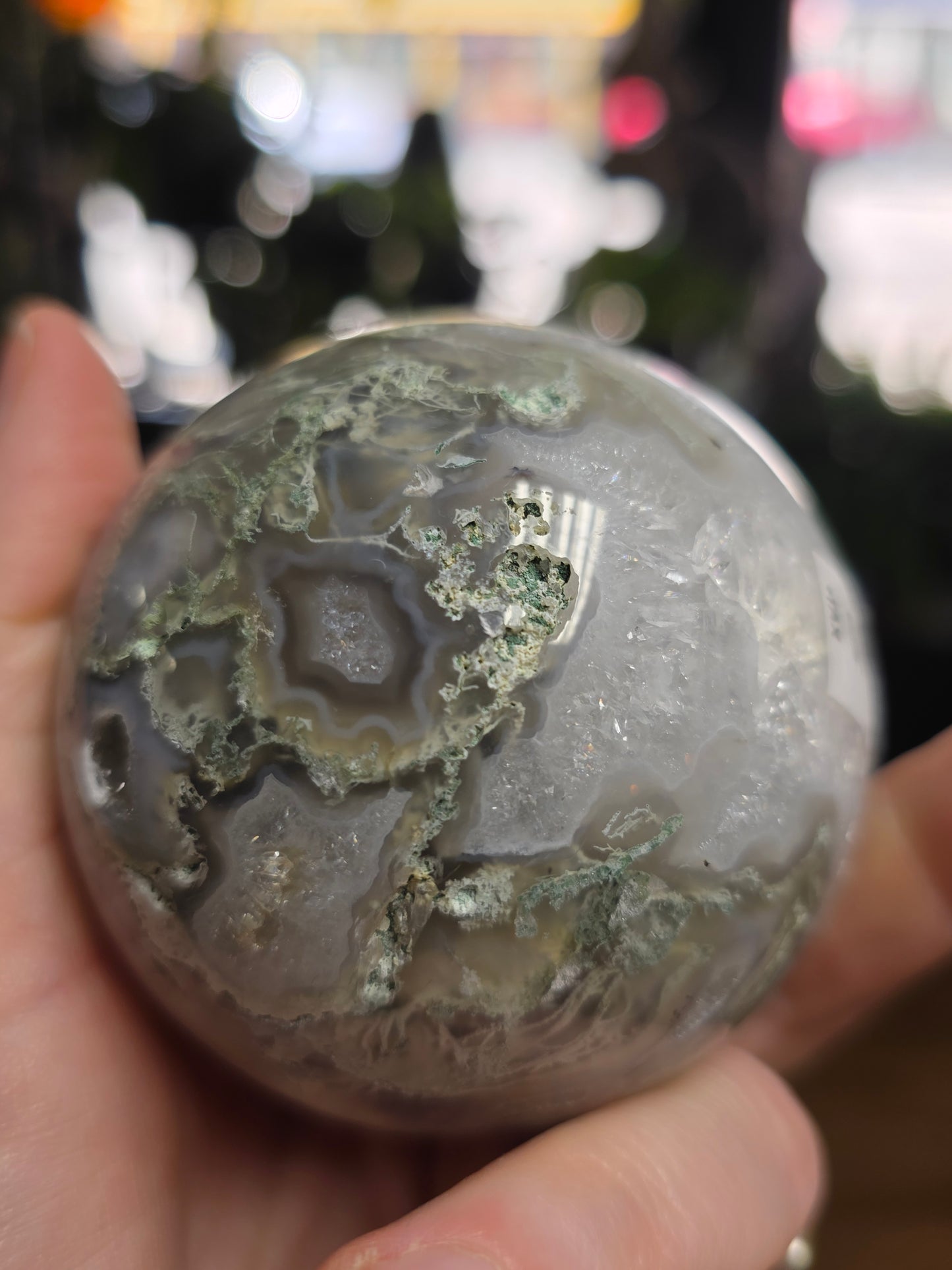 Moss Agate Sphere