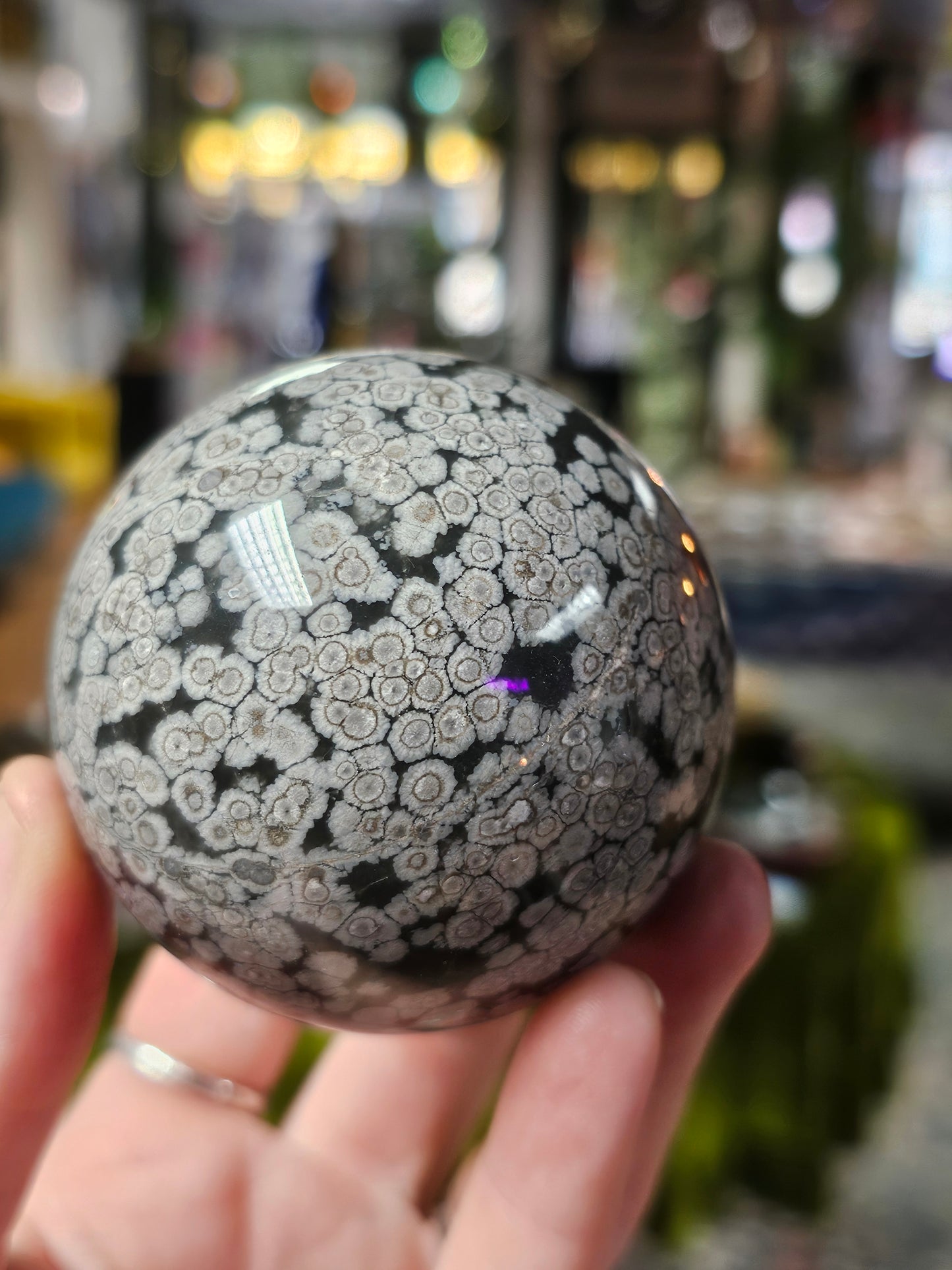 Snowflake Obsidian