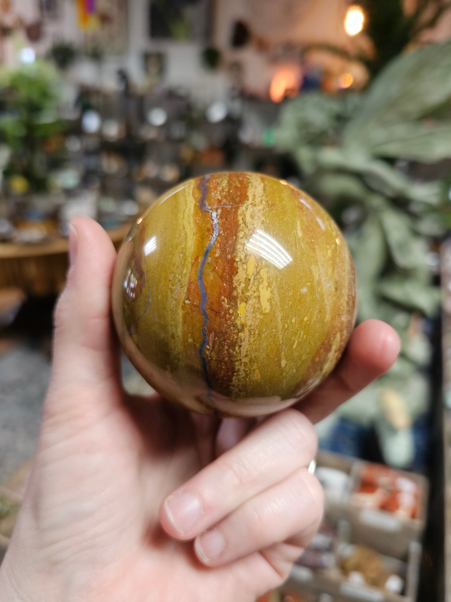 Yellow Jasper Sphere