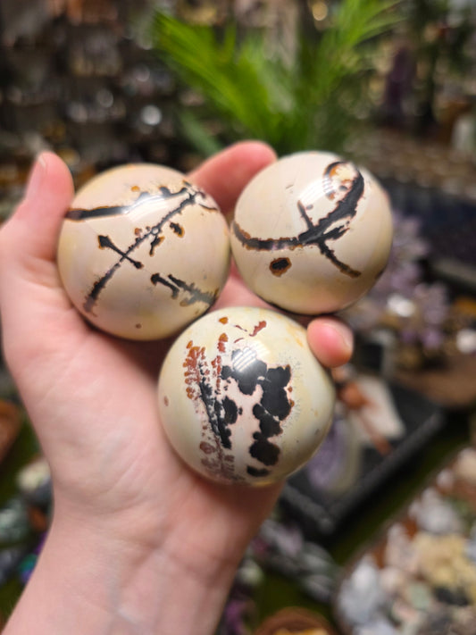 Dendritic Jasper Sphere