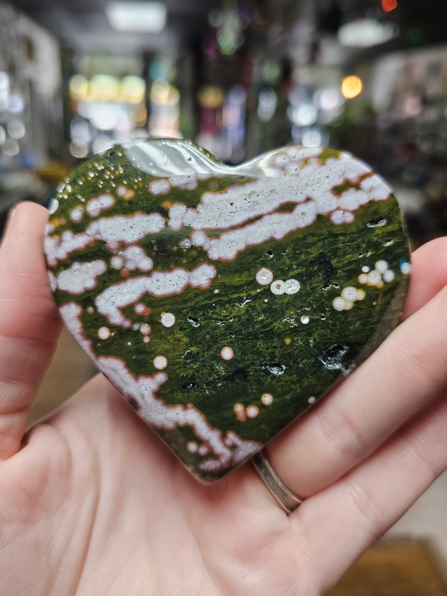 Ocean Jasper Heart