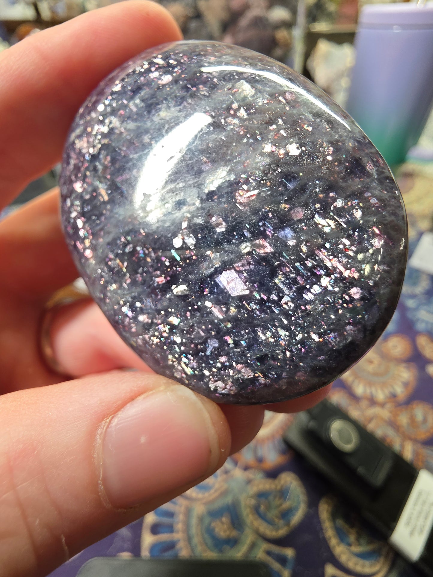 Iolite Palm Stone (Cordierite)