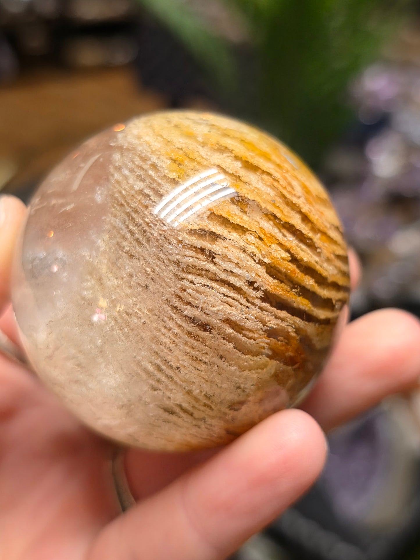 Thousand Layer Quartz Sphere