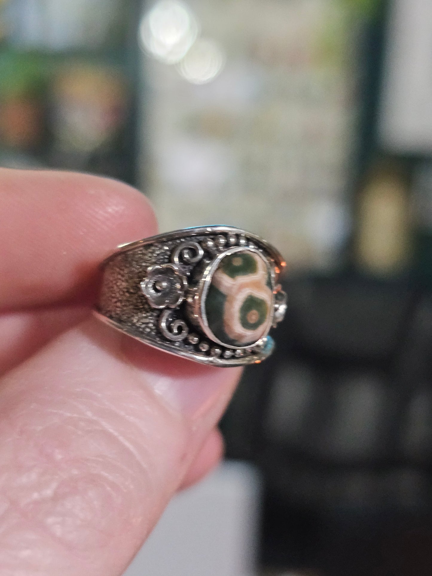 Size 6 Ocean Jasper Ring