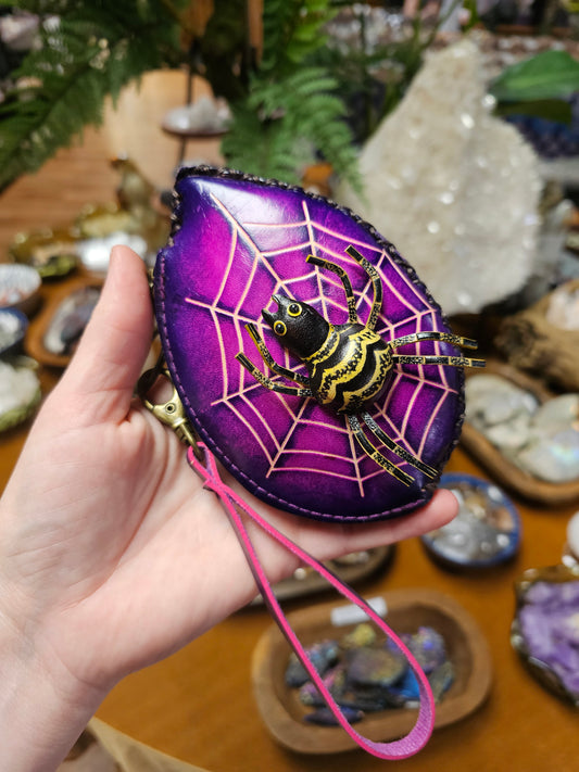 Spider coin purse