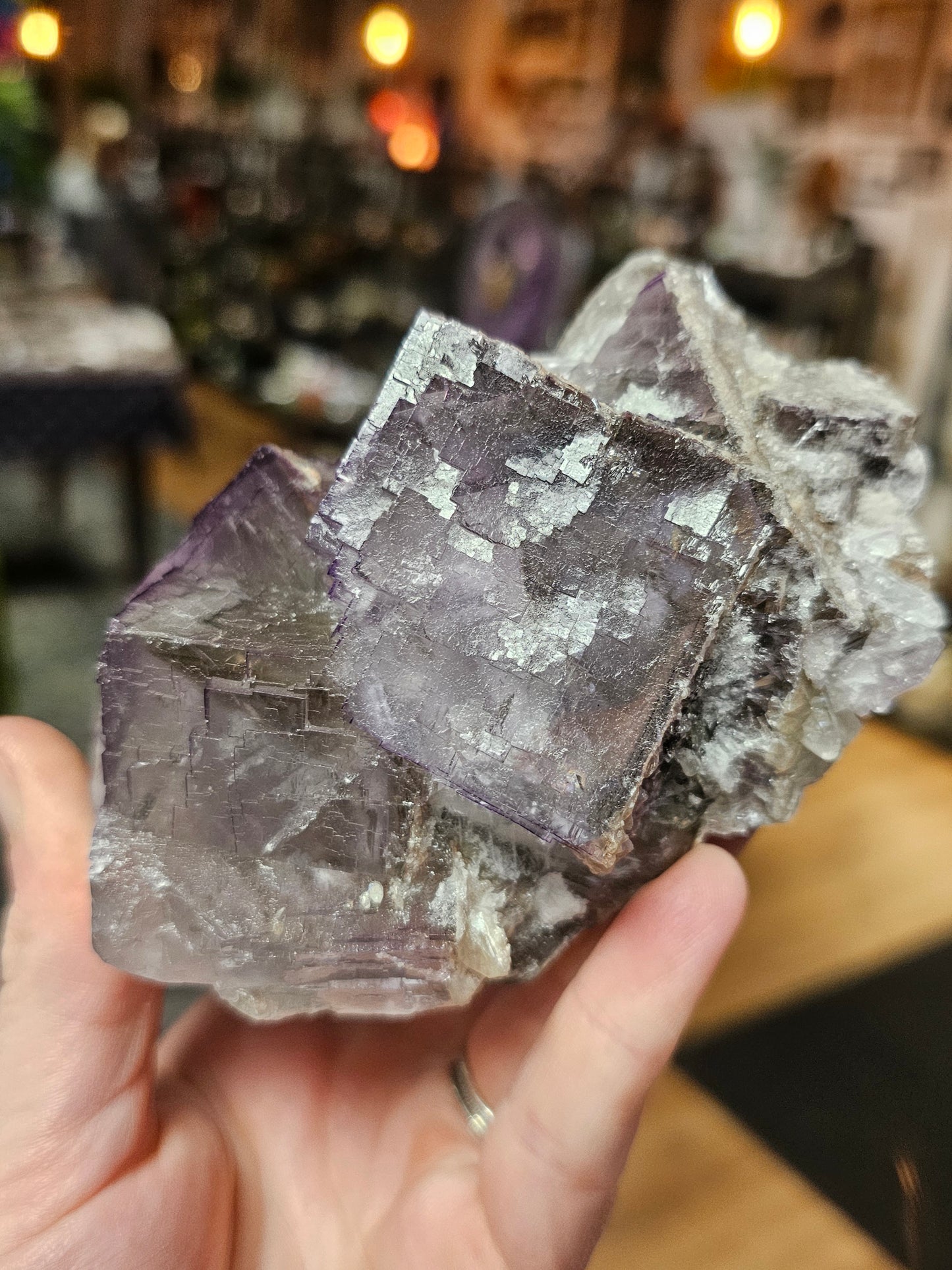 Purple Cubic Fluorite