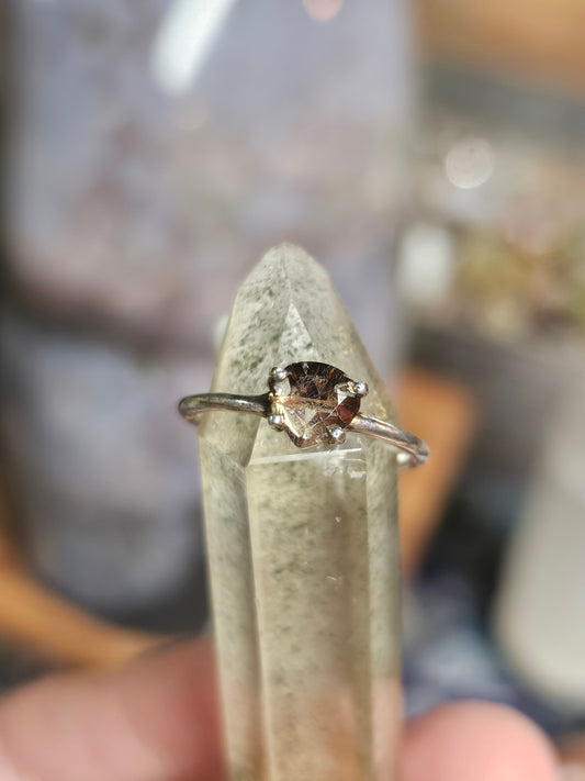 Size 7 Included Quartz Rings