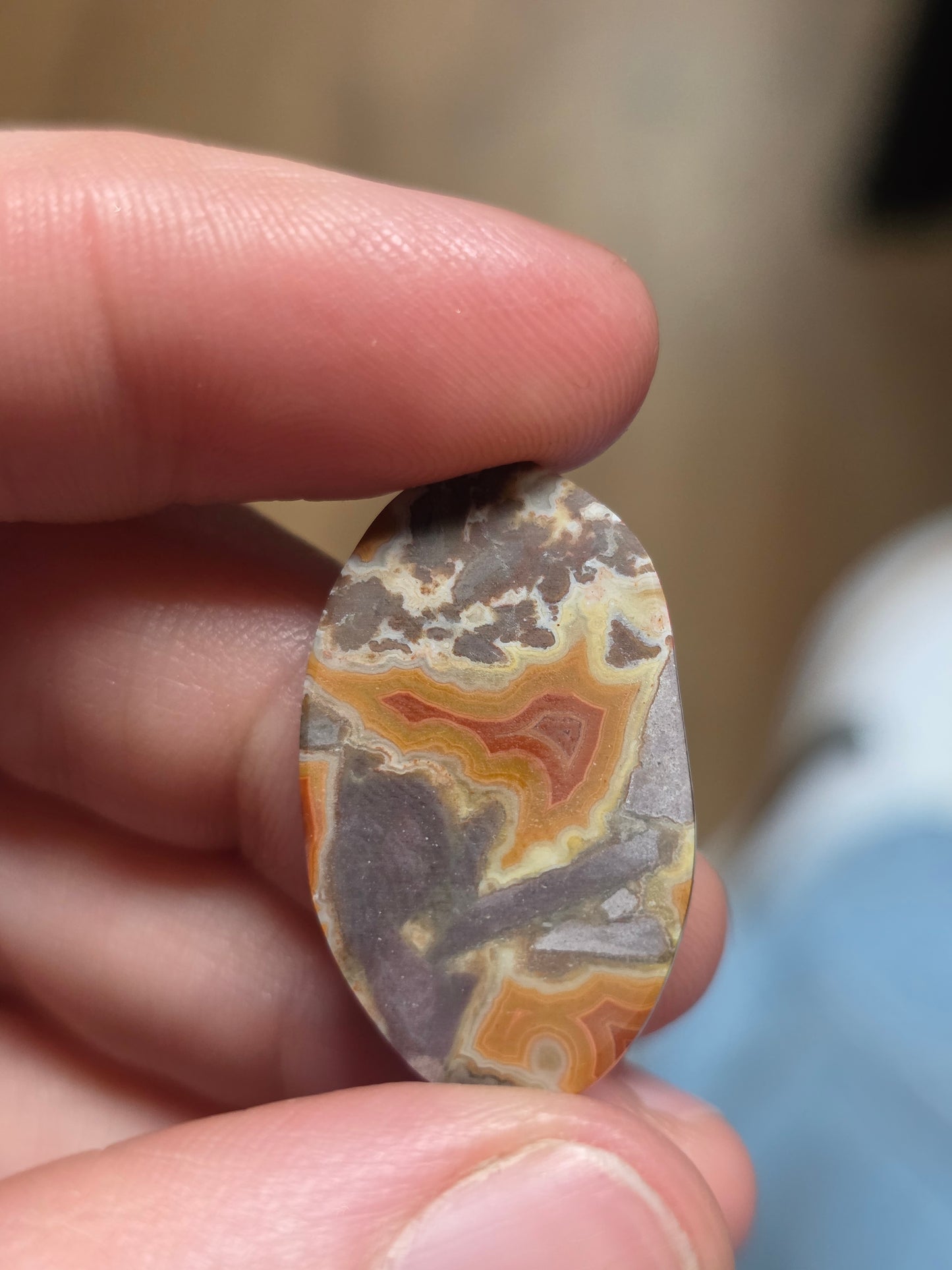 Dryhead Agate Cabochon