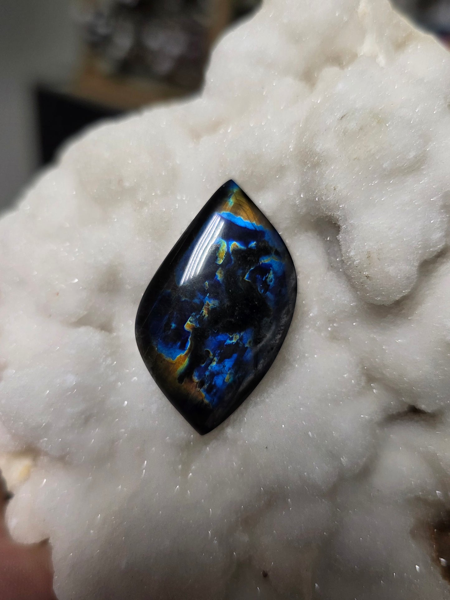 Genuine Finnish Spectrolite Cabochon