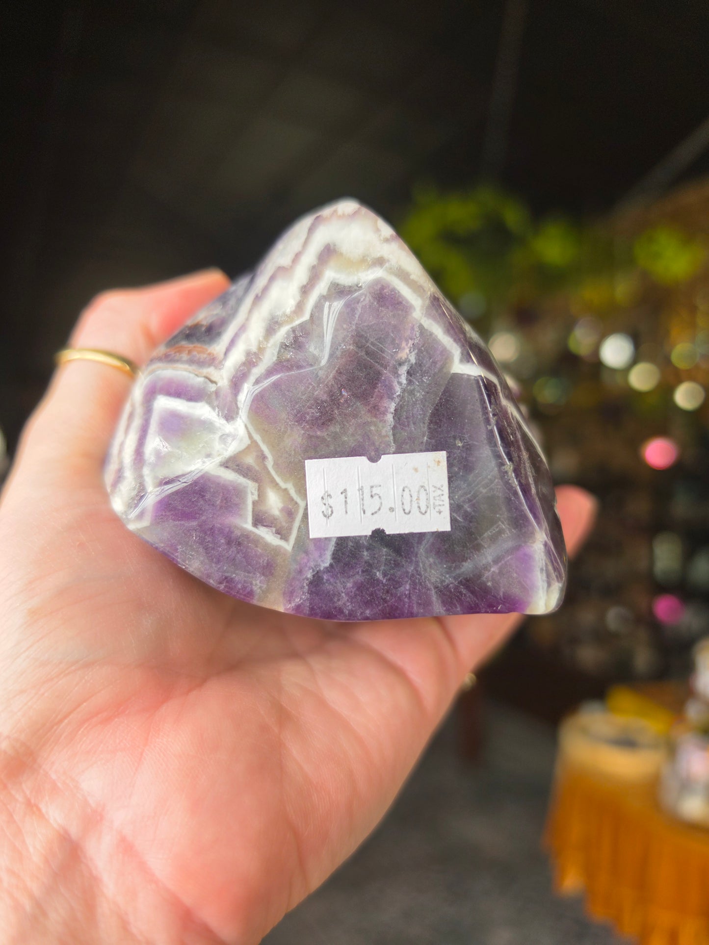 Dream Amethyst Rooster Carving