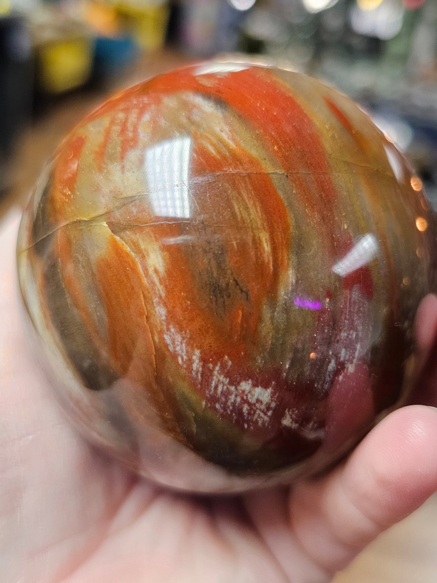 Petrified Wood Sphere