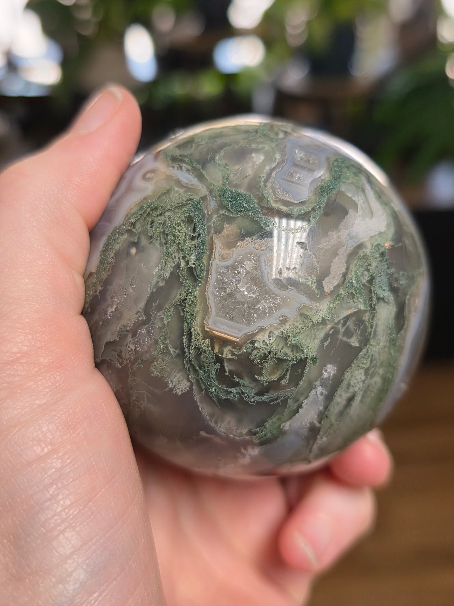 Moss Agate Sphere