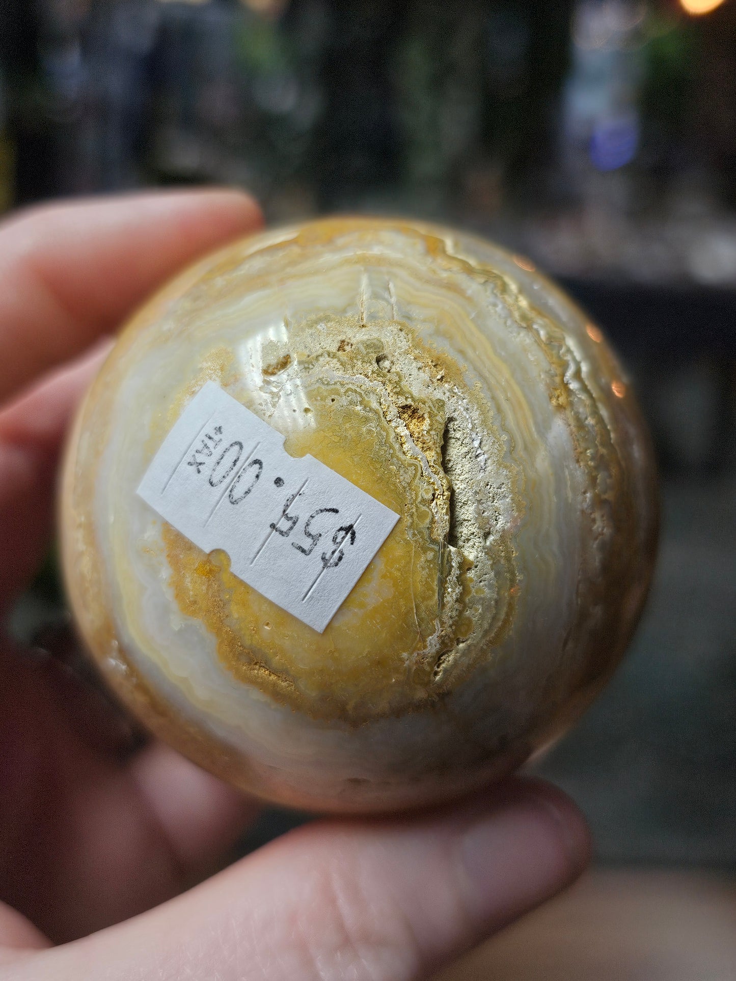 Java Lace Agate Sphere