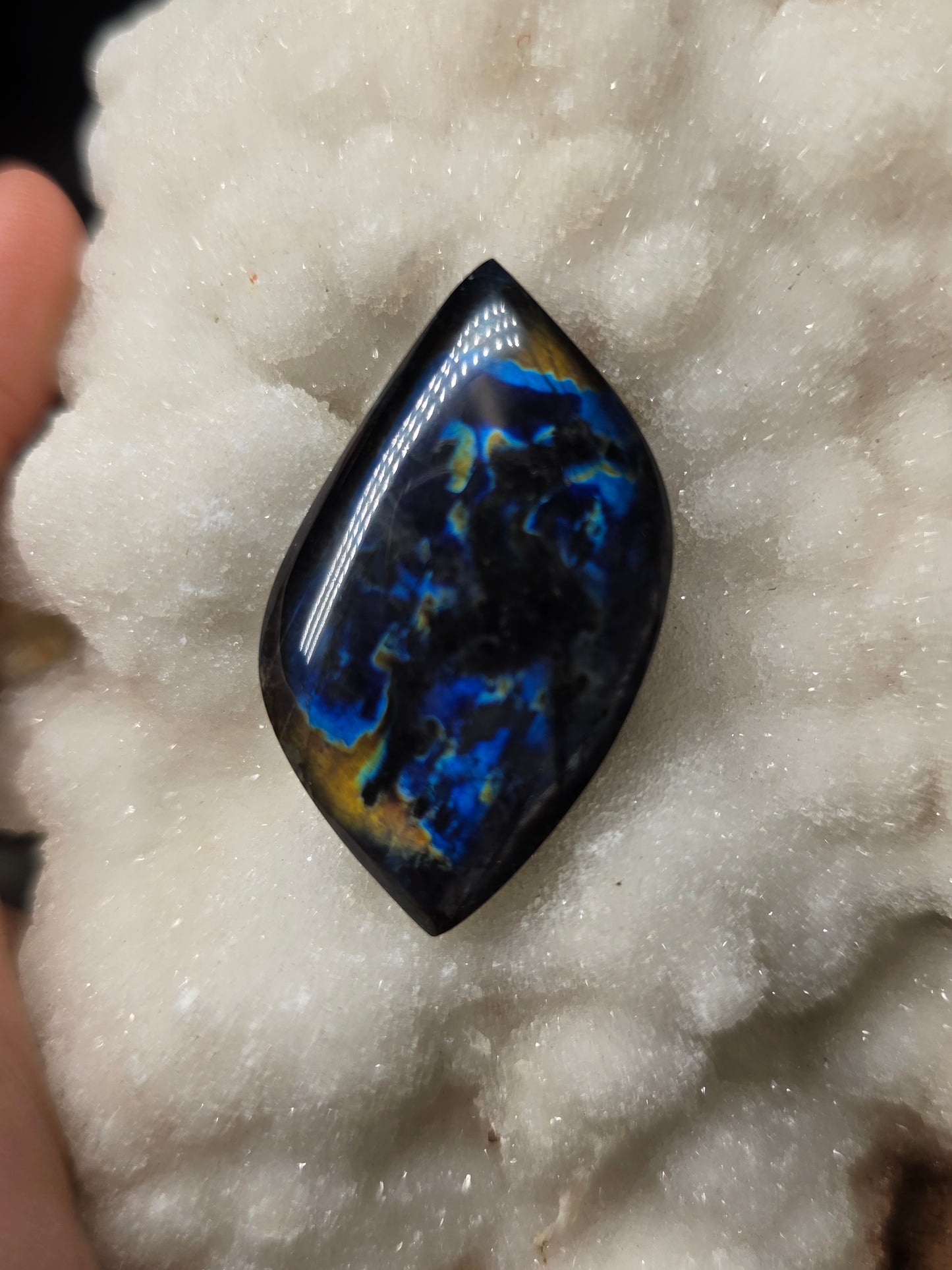 Genuine Finnish Spectrolite Cabochon
