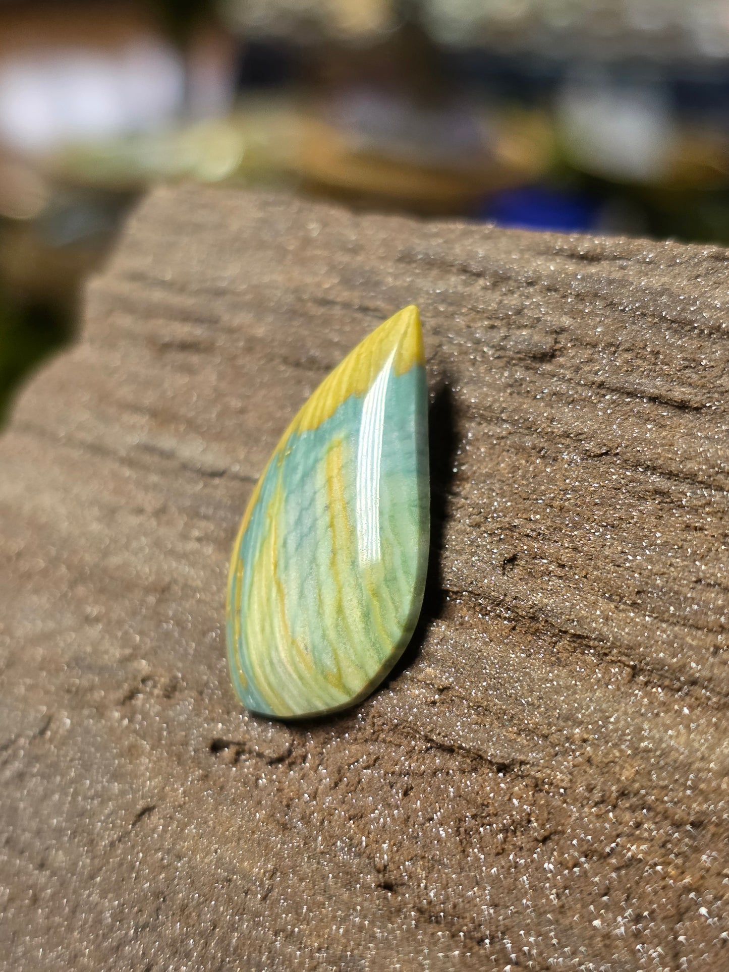 Freedom Jasper/ Larsonite Cabochon