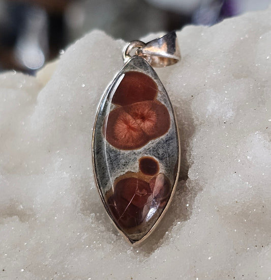 Peanut Obsidian Pendant