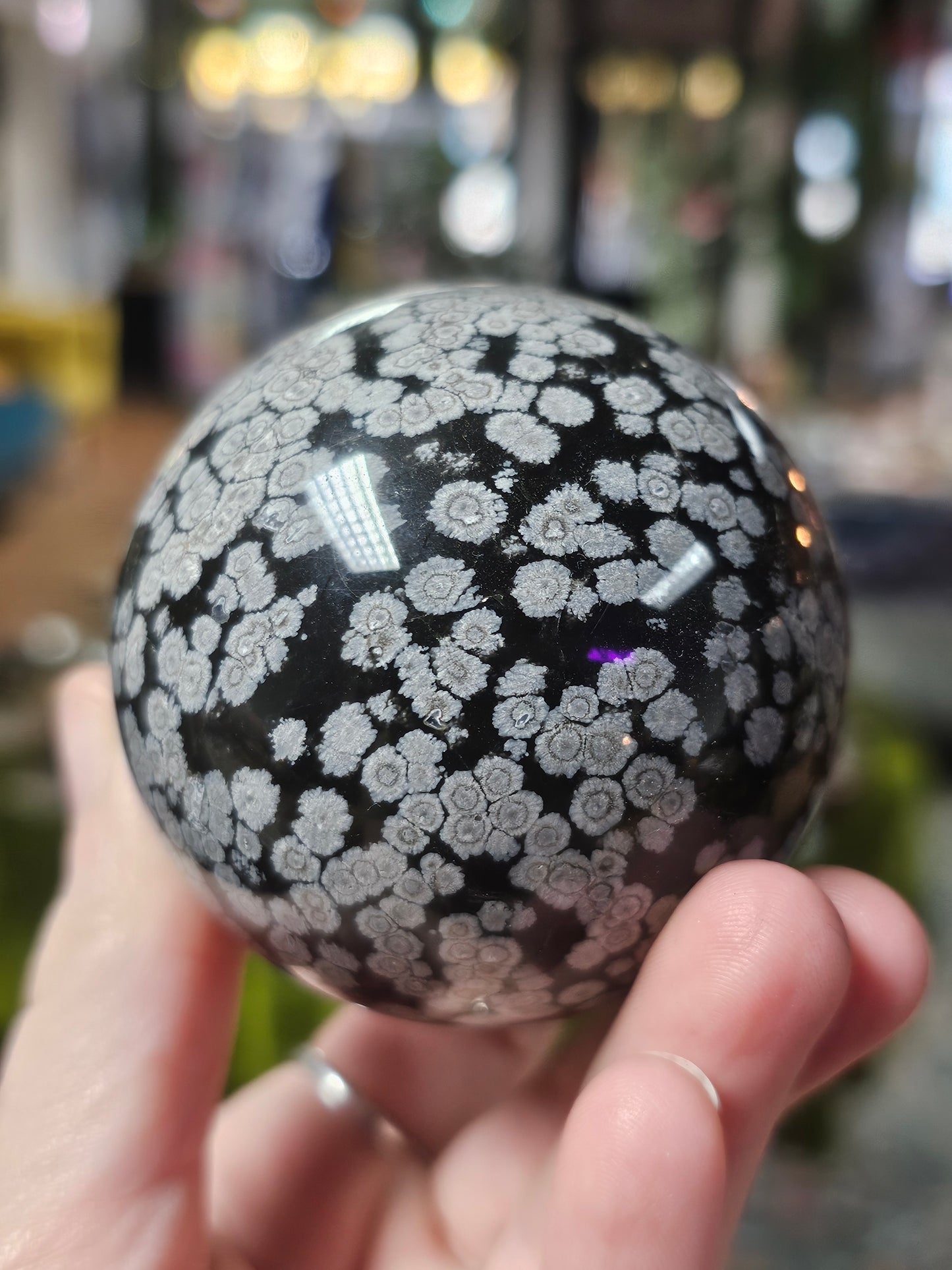 Snowflake Obsidian