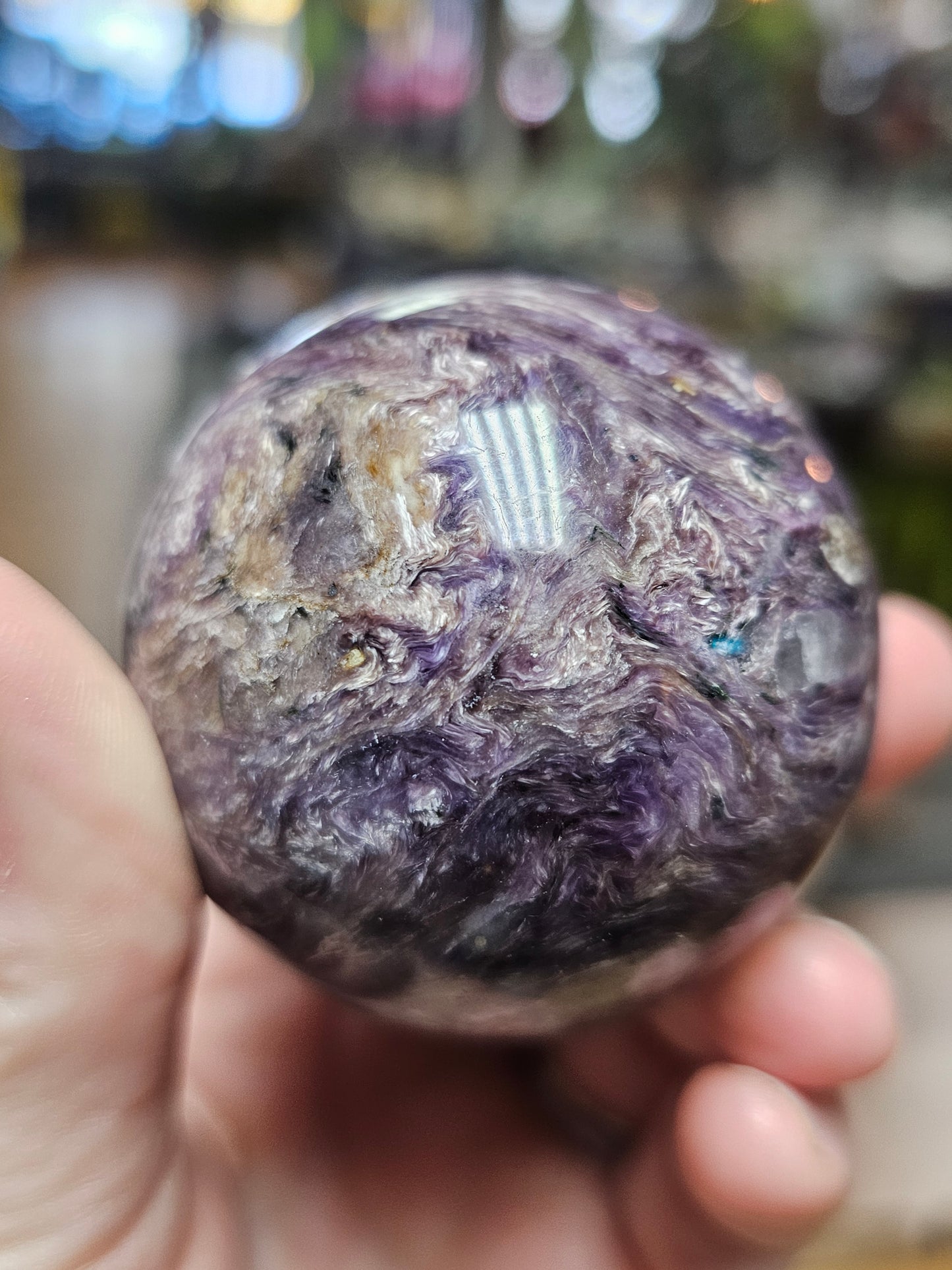 Charoite Sphere