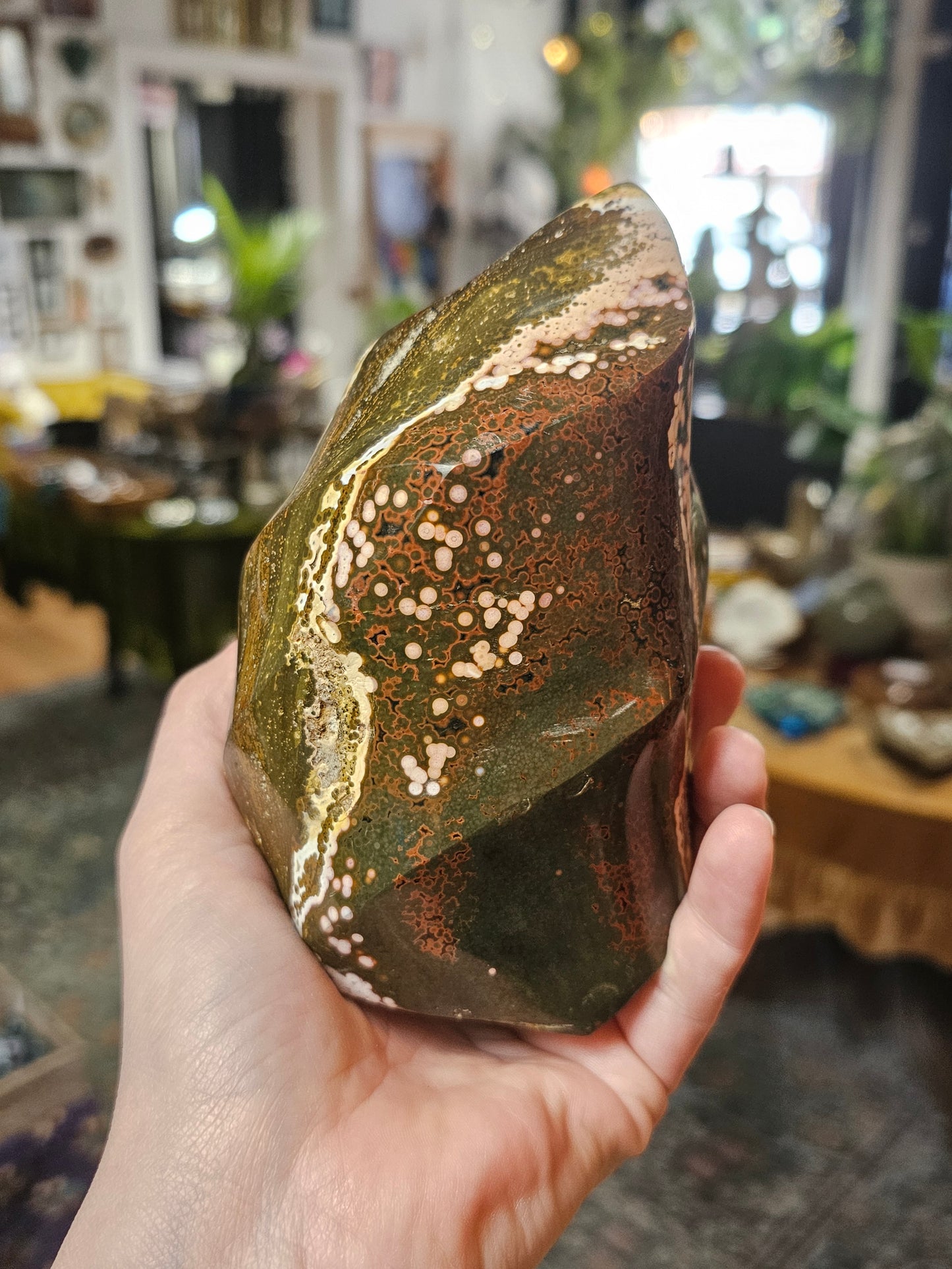 Orbicular Jasper Flame
