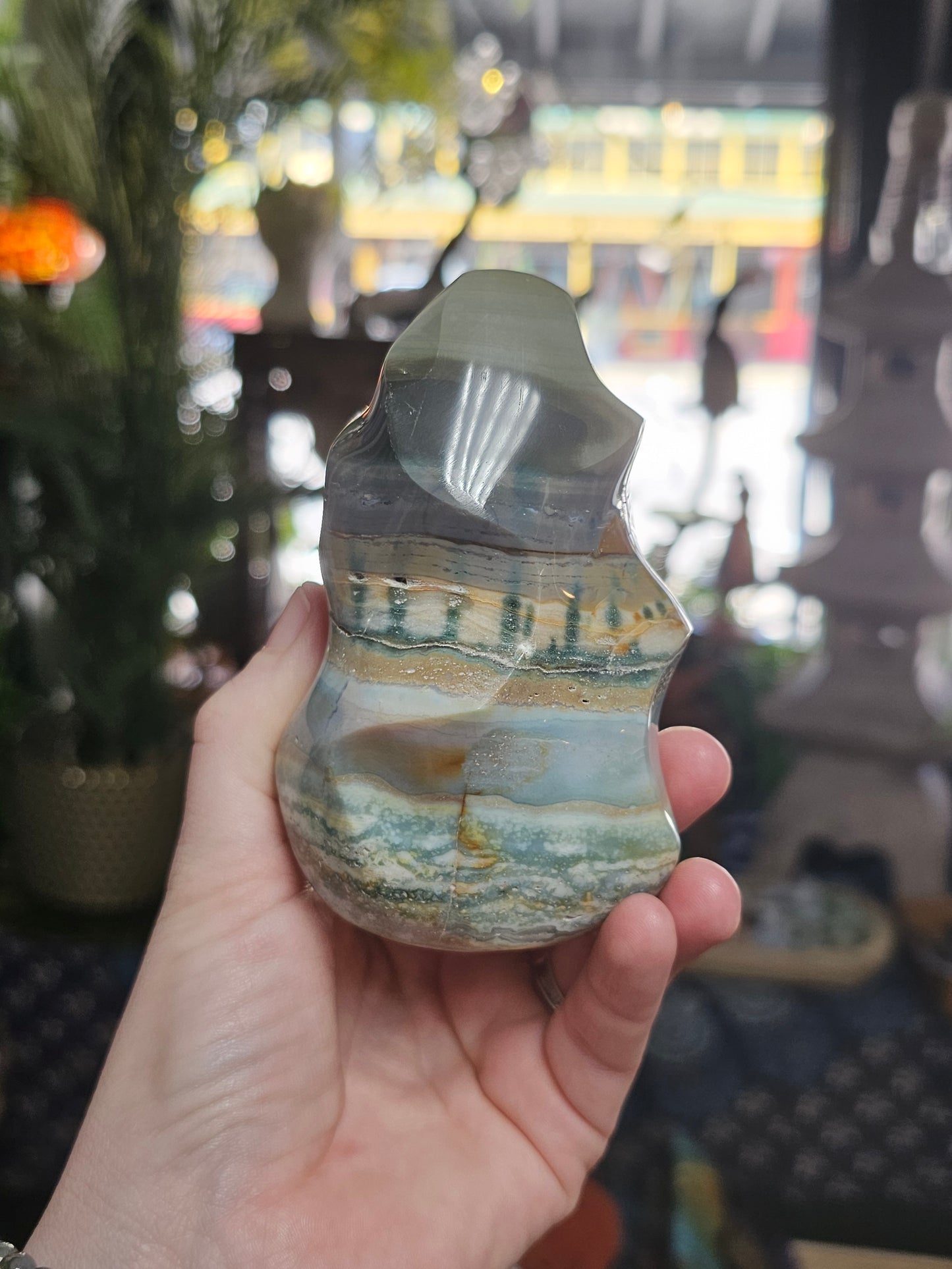 Ocean Wave Jasper Flame