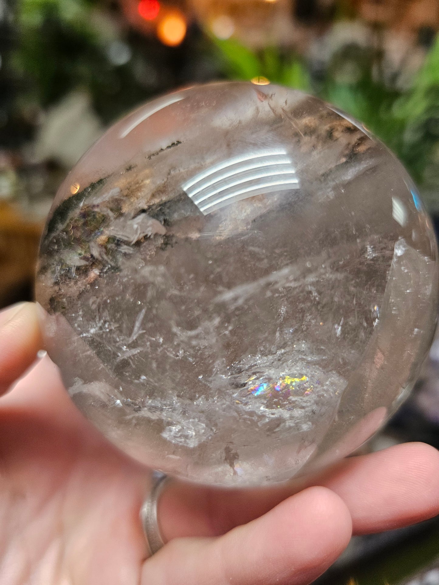 * Raffle Item* Garden Quartz Sphere
