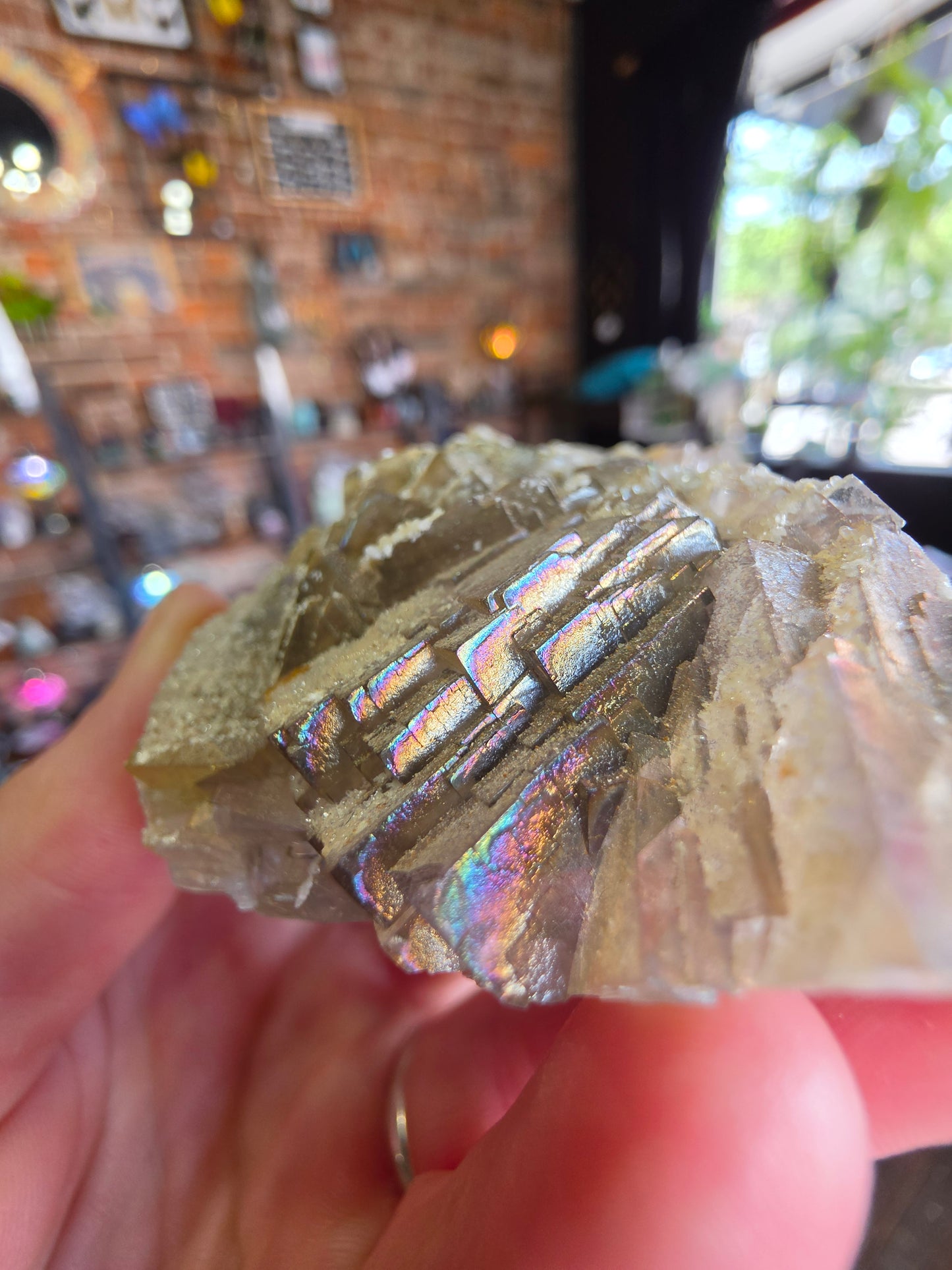 Iridescent Fluorite