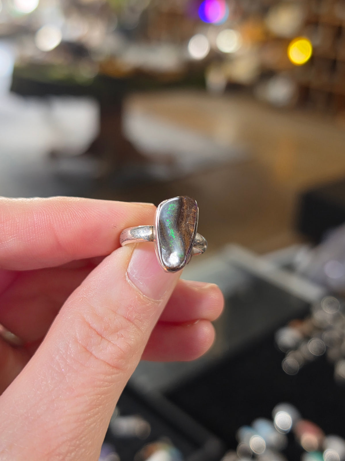 Boulder Opal Ring Size 7