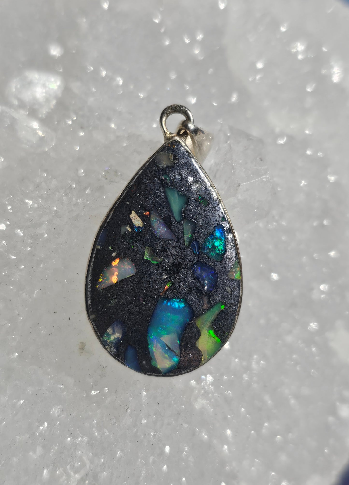 Ethiopian Opal Composite Pendant