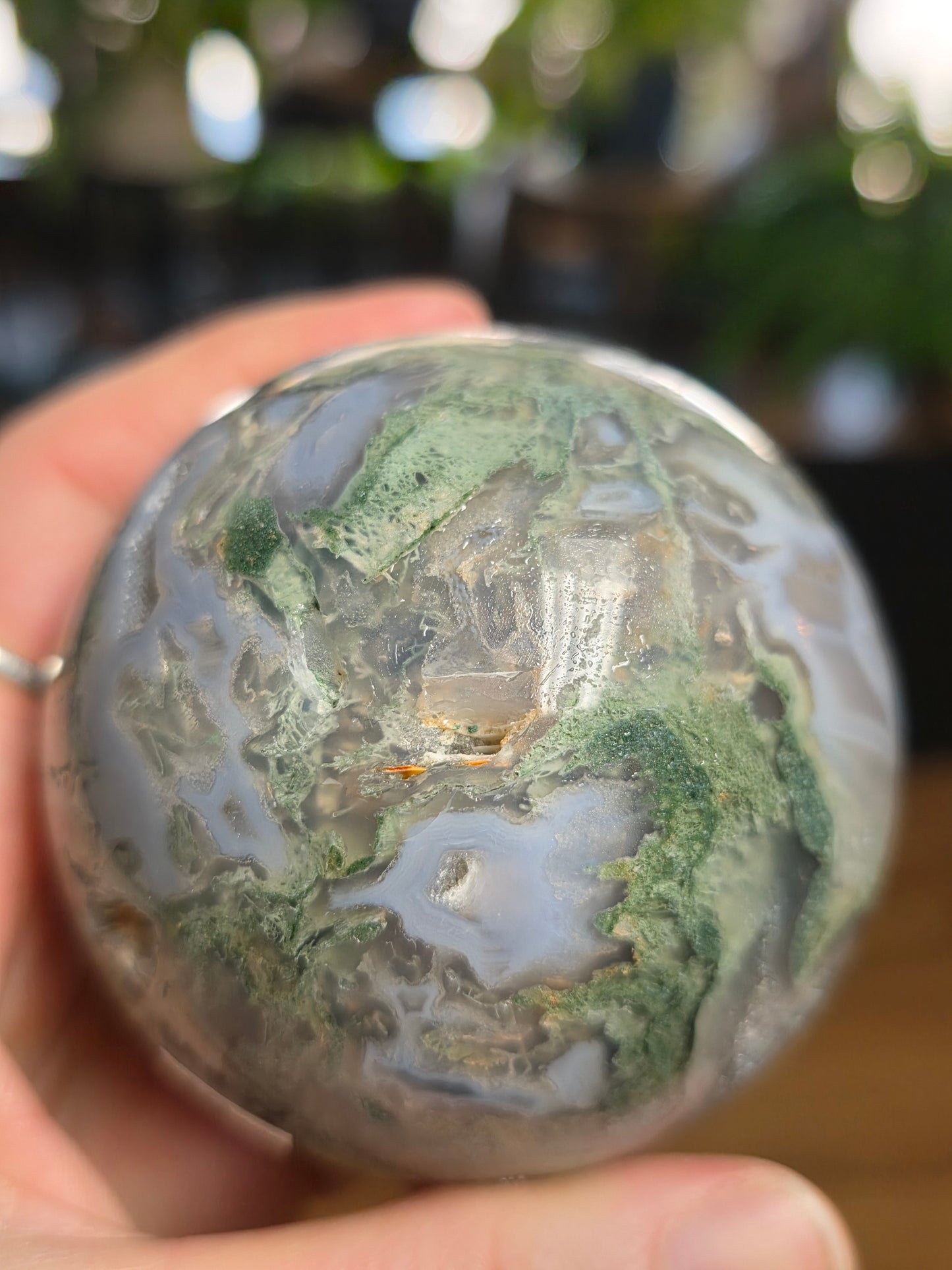 Moss Agate Sphere