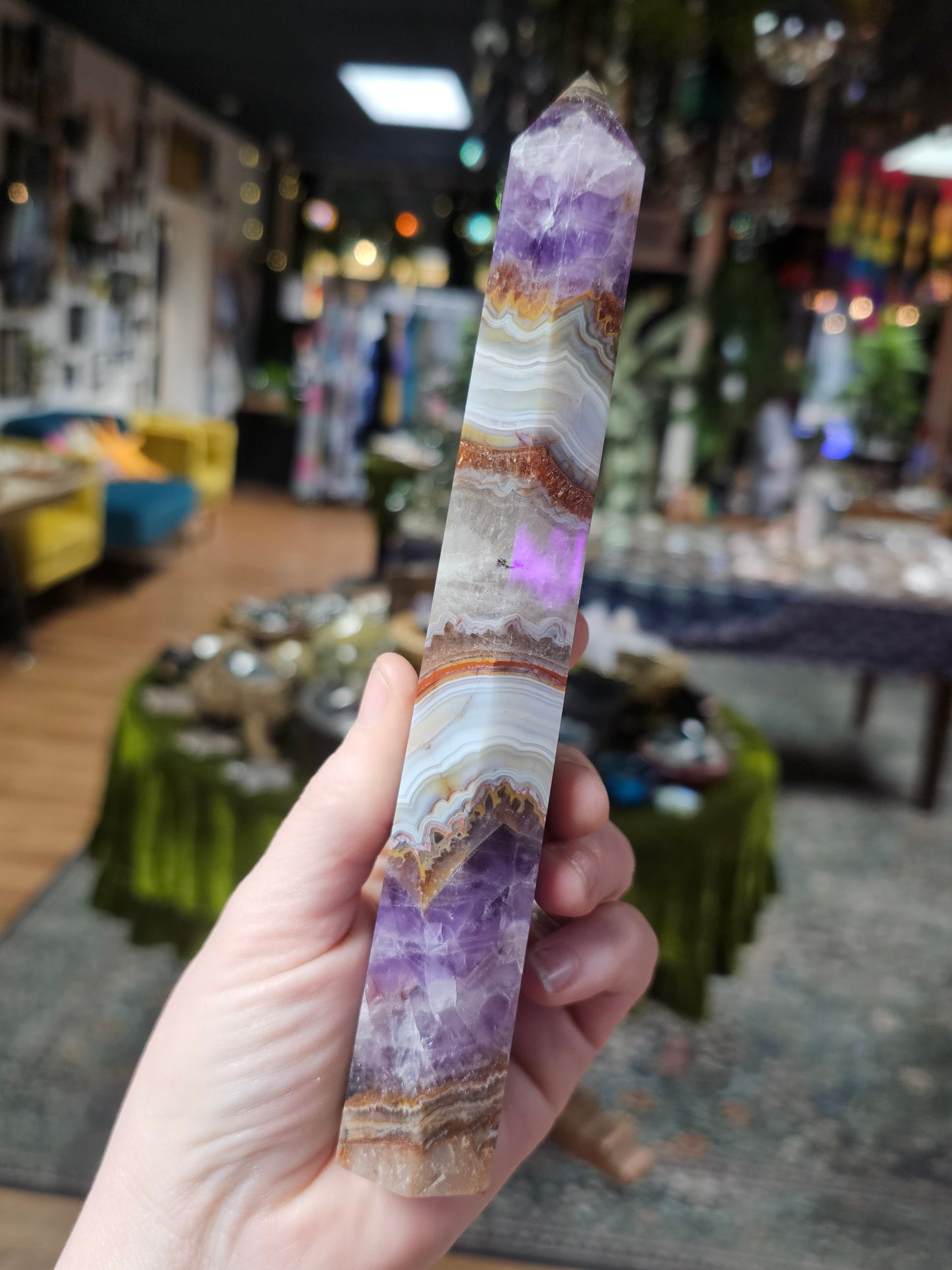 Amethyst Agate Tower