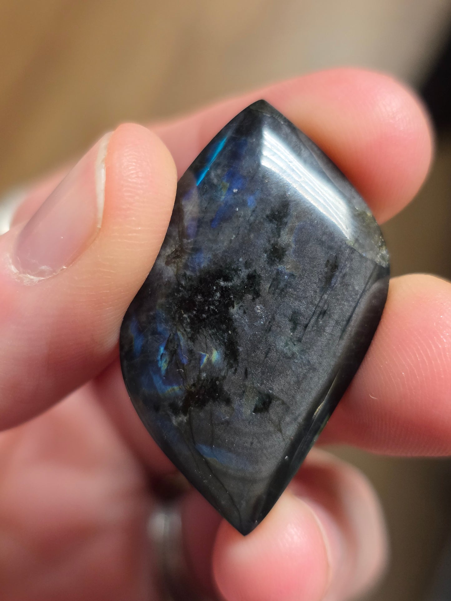 Genuine Finnish Spectrolite Cabochon