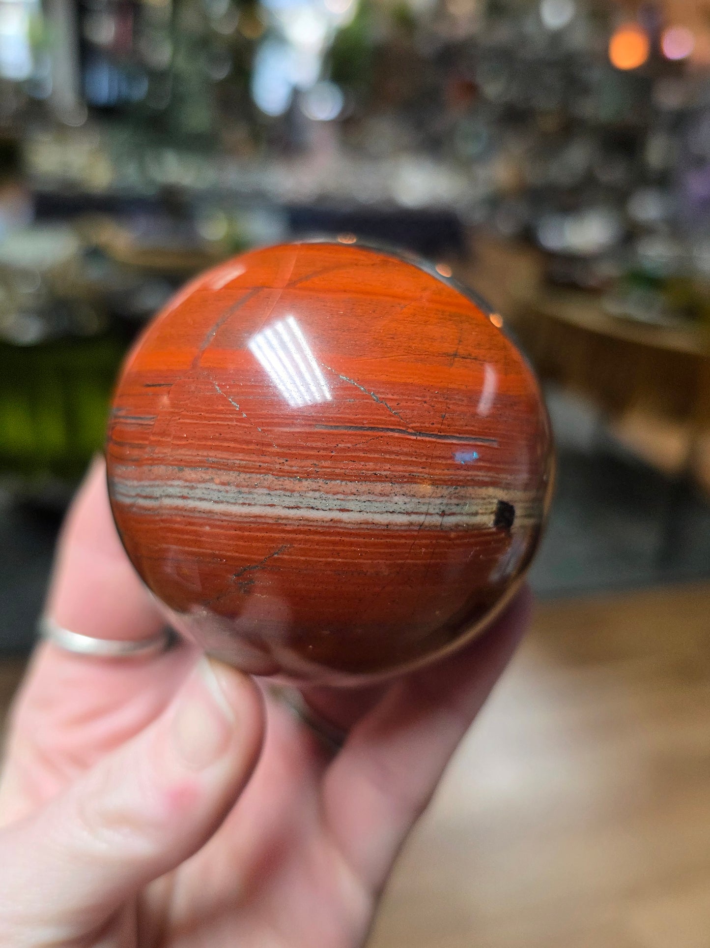 African Bloodstone Sphere