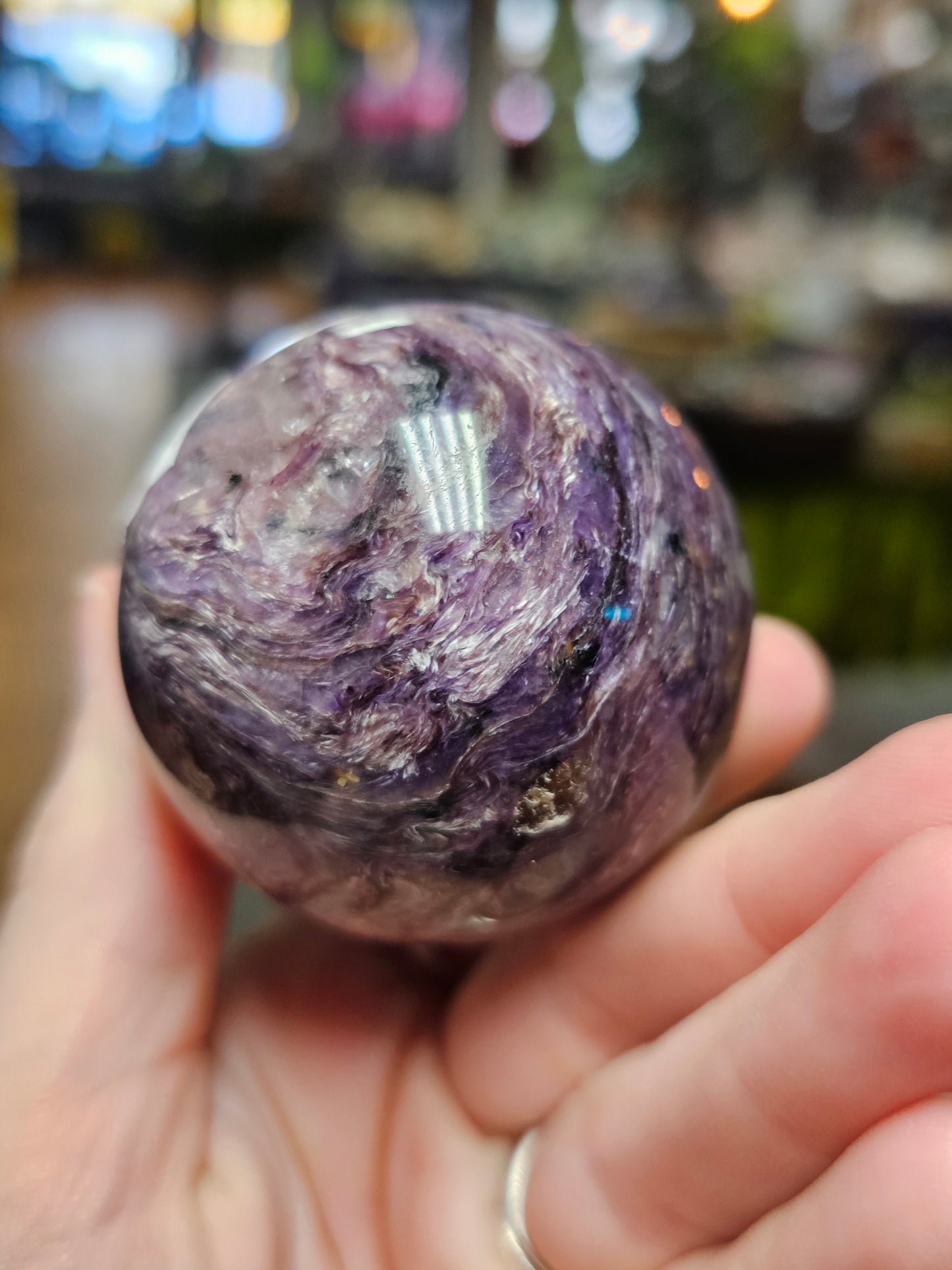 Charoite Sphere