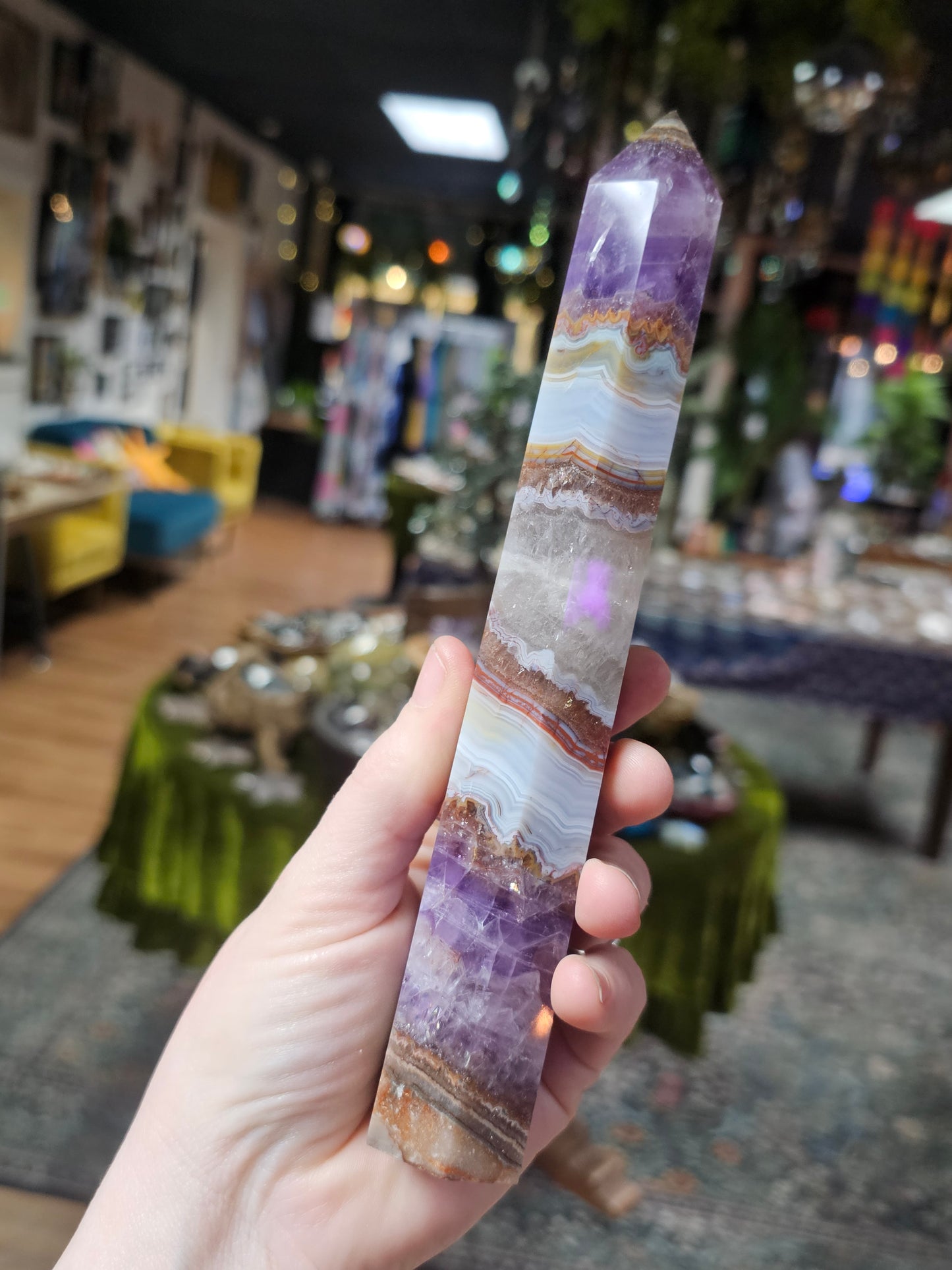 Amethyst Agate Tower
