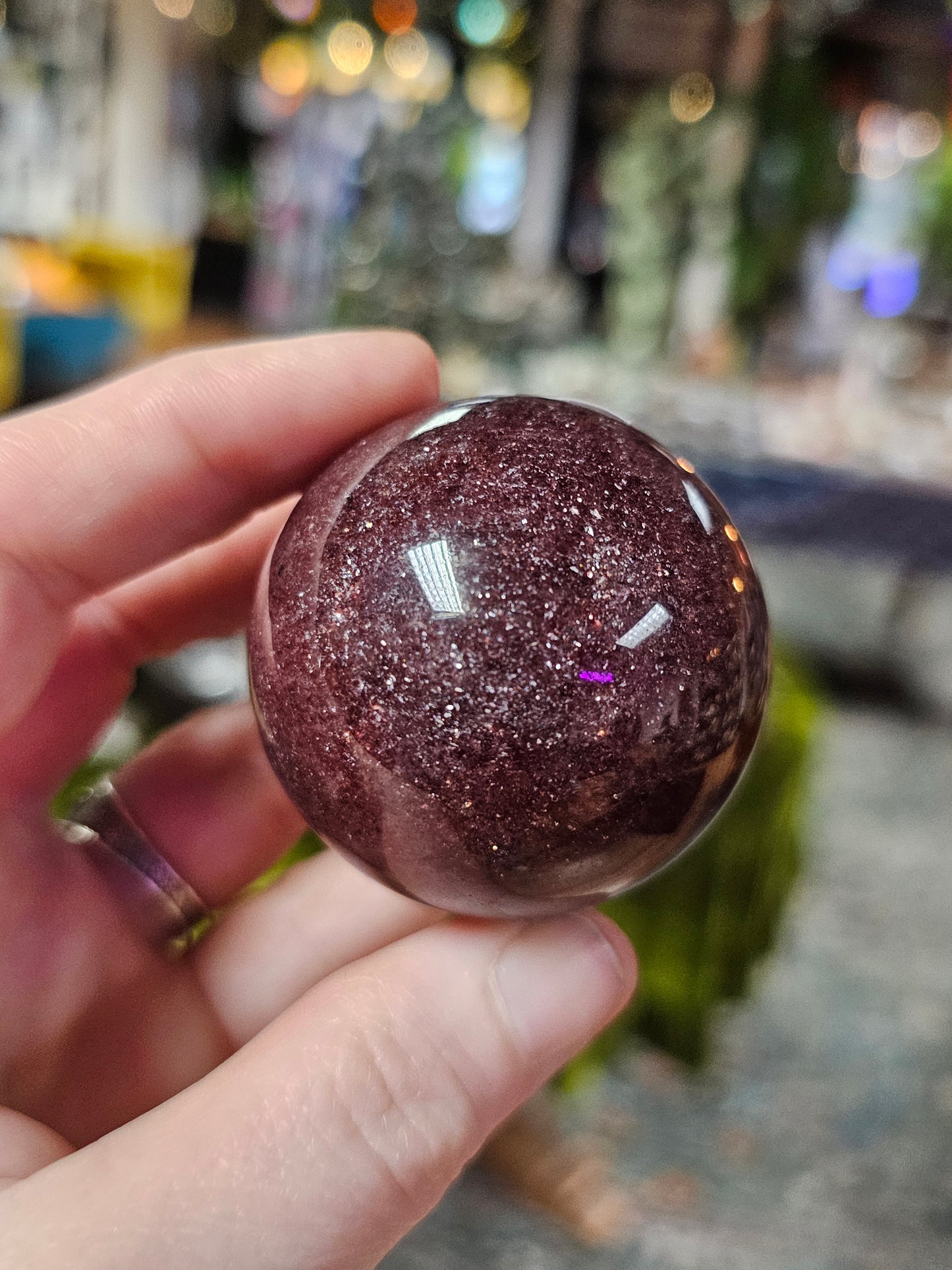 Red Adventurine Sphere